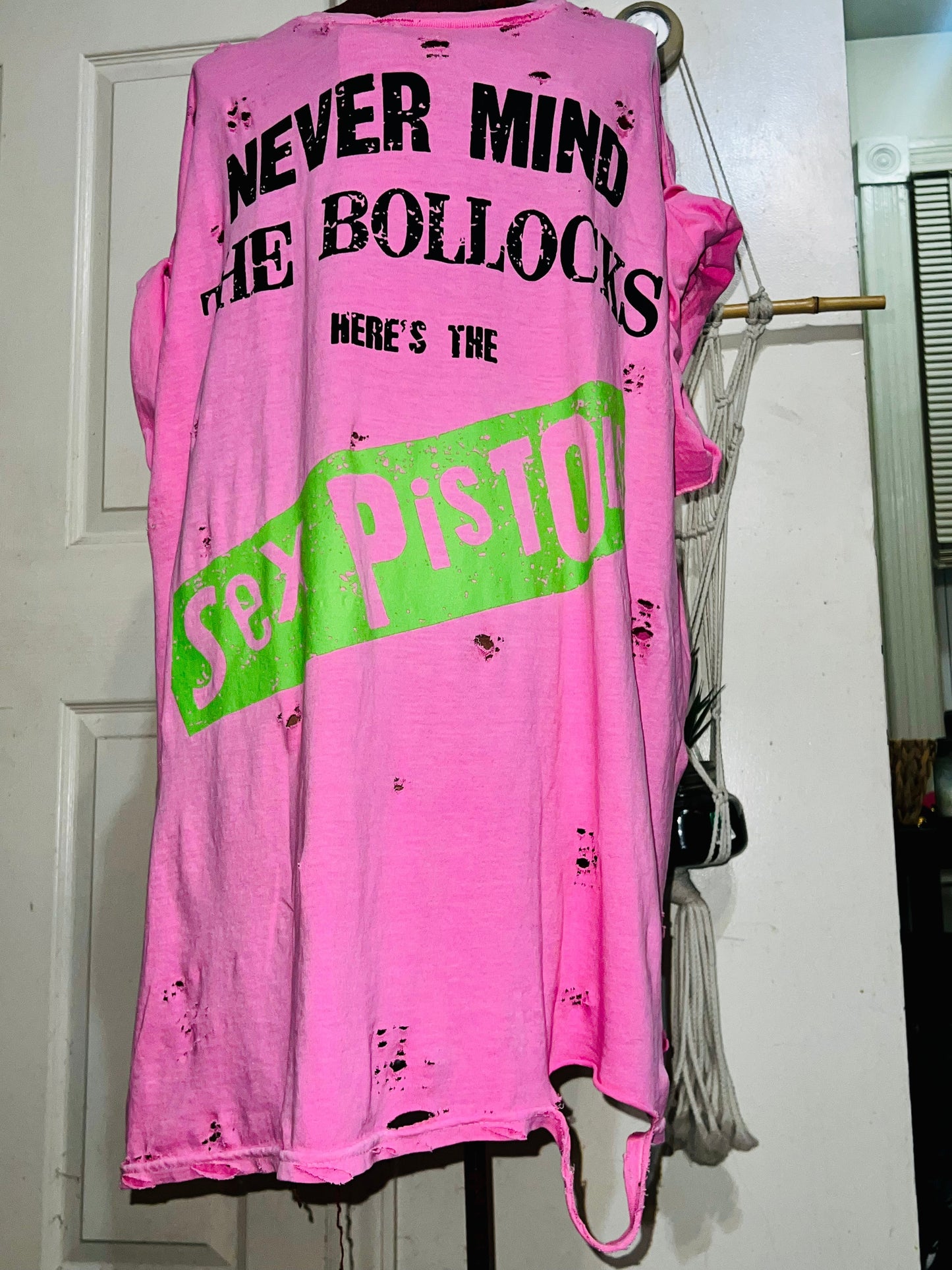 The Sex Pistols Oversized Distressed Tee/Dress