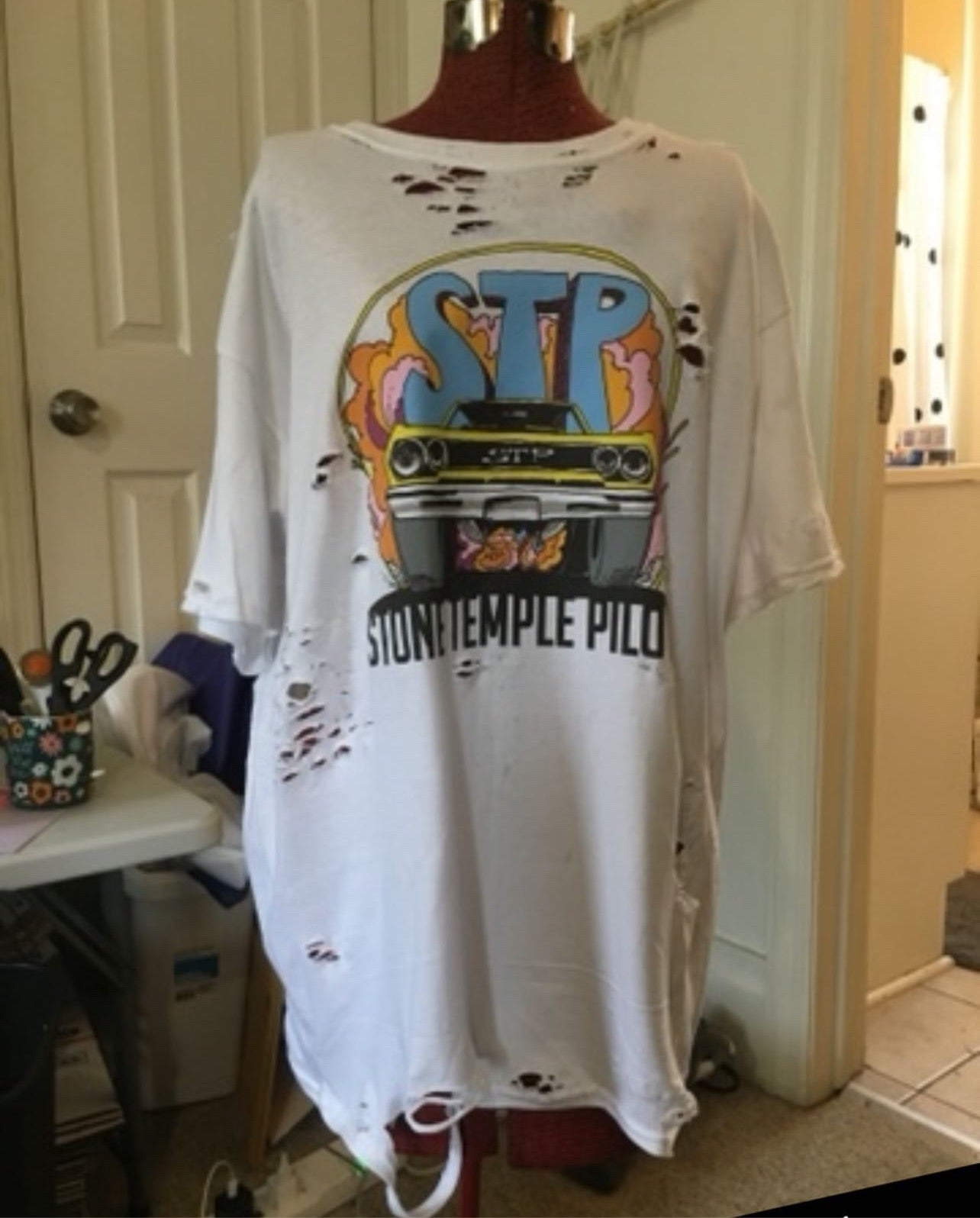 Stone Temple Pilots Distressed Tee (Customizable)
