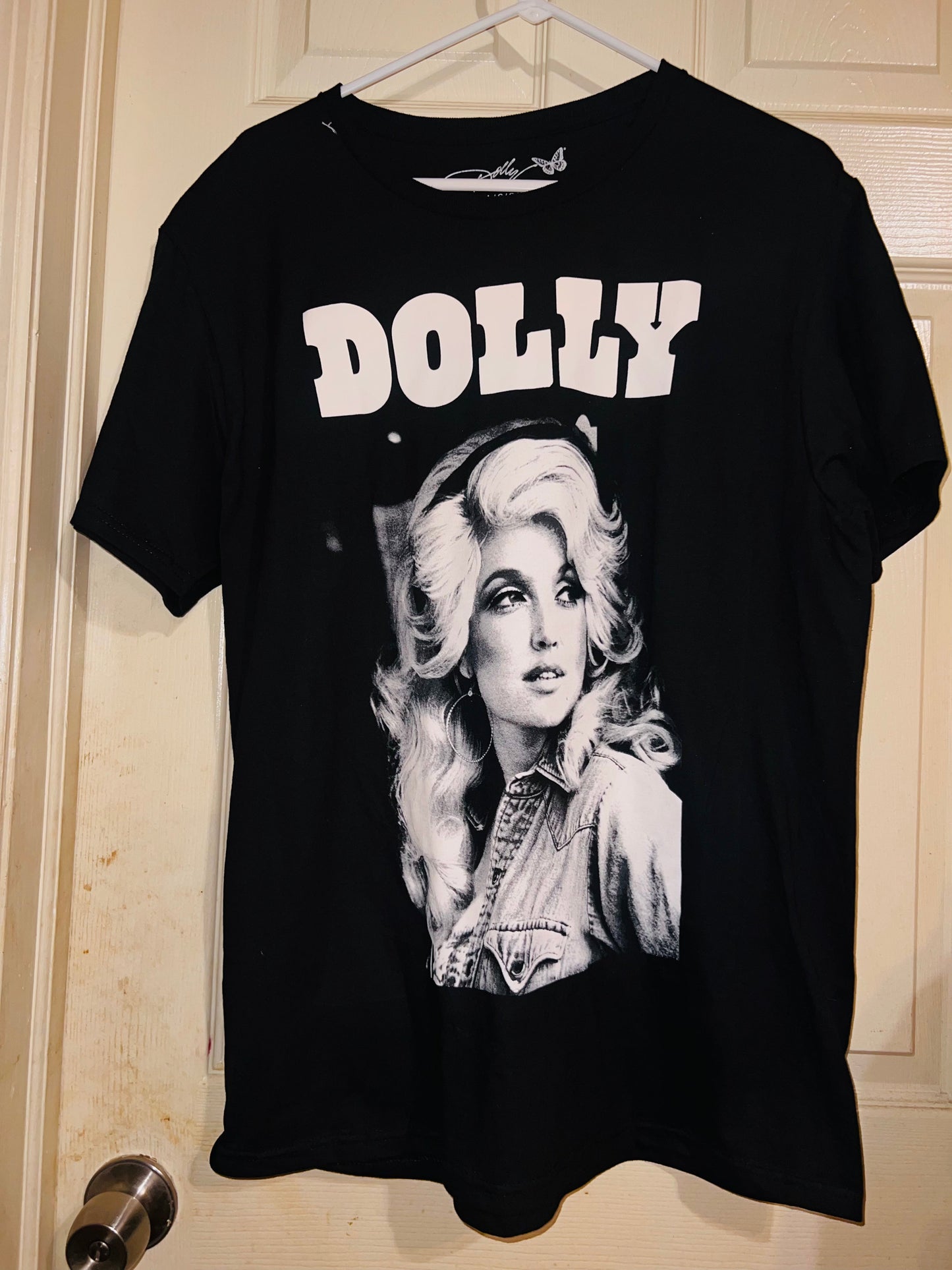 Dolly Parton Oversized Distressed Tee