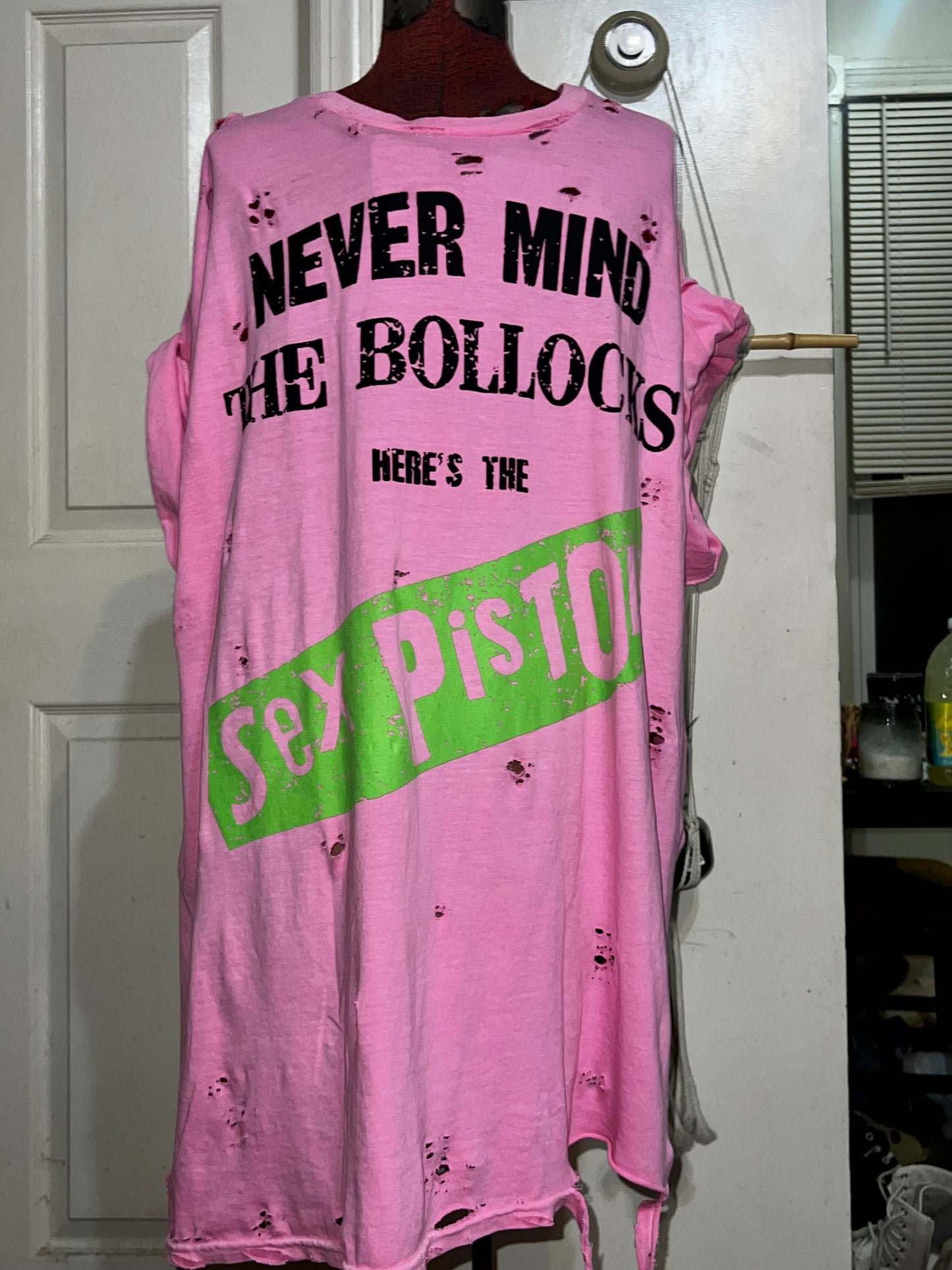 The Sex Pistols Oversized Distressed Tee/Dress