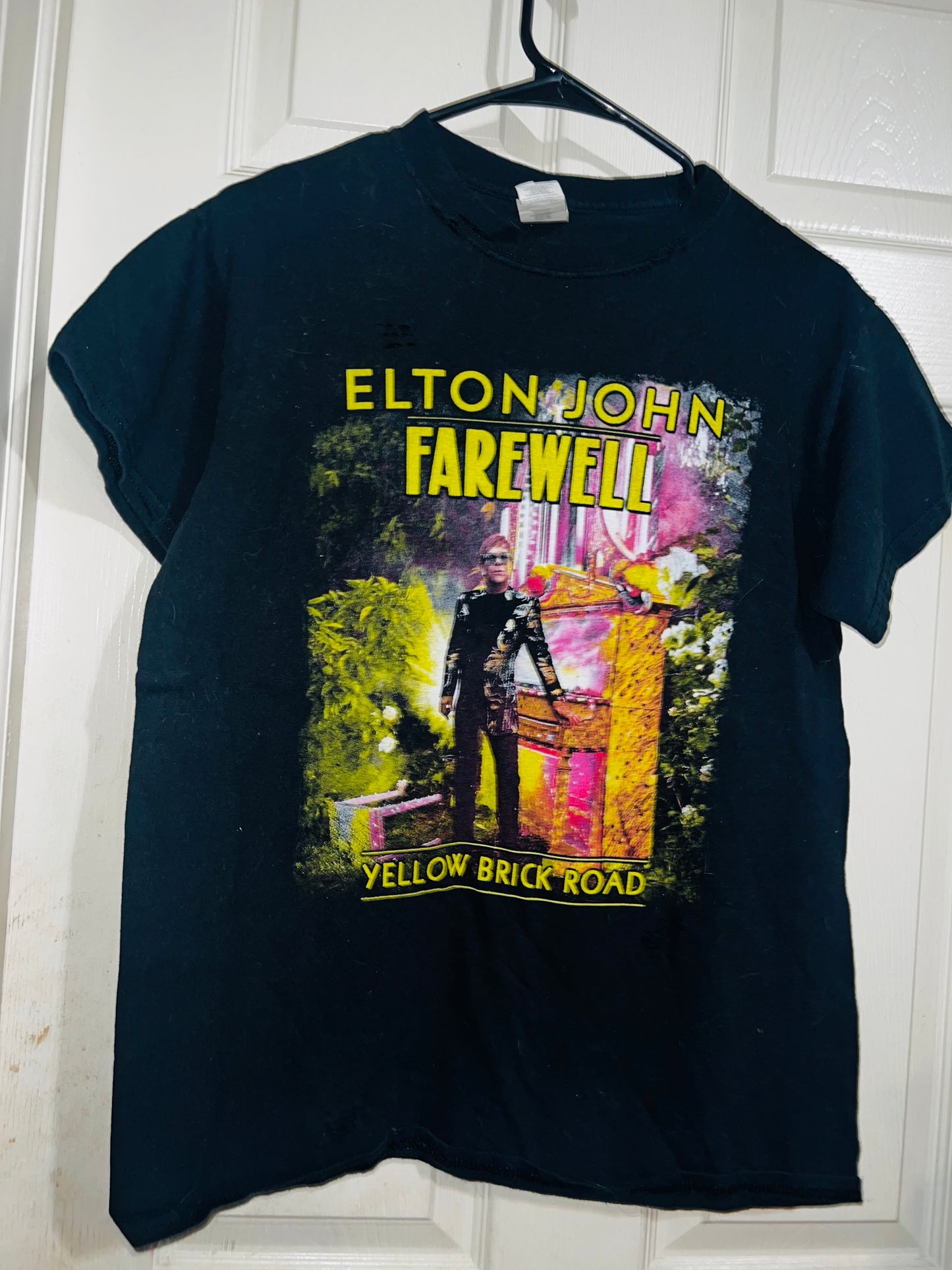 Elton John Vintage Tour Distressed Tee