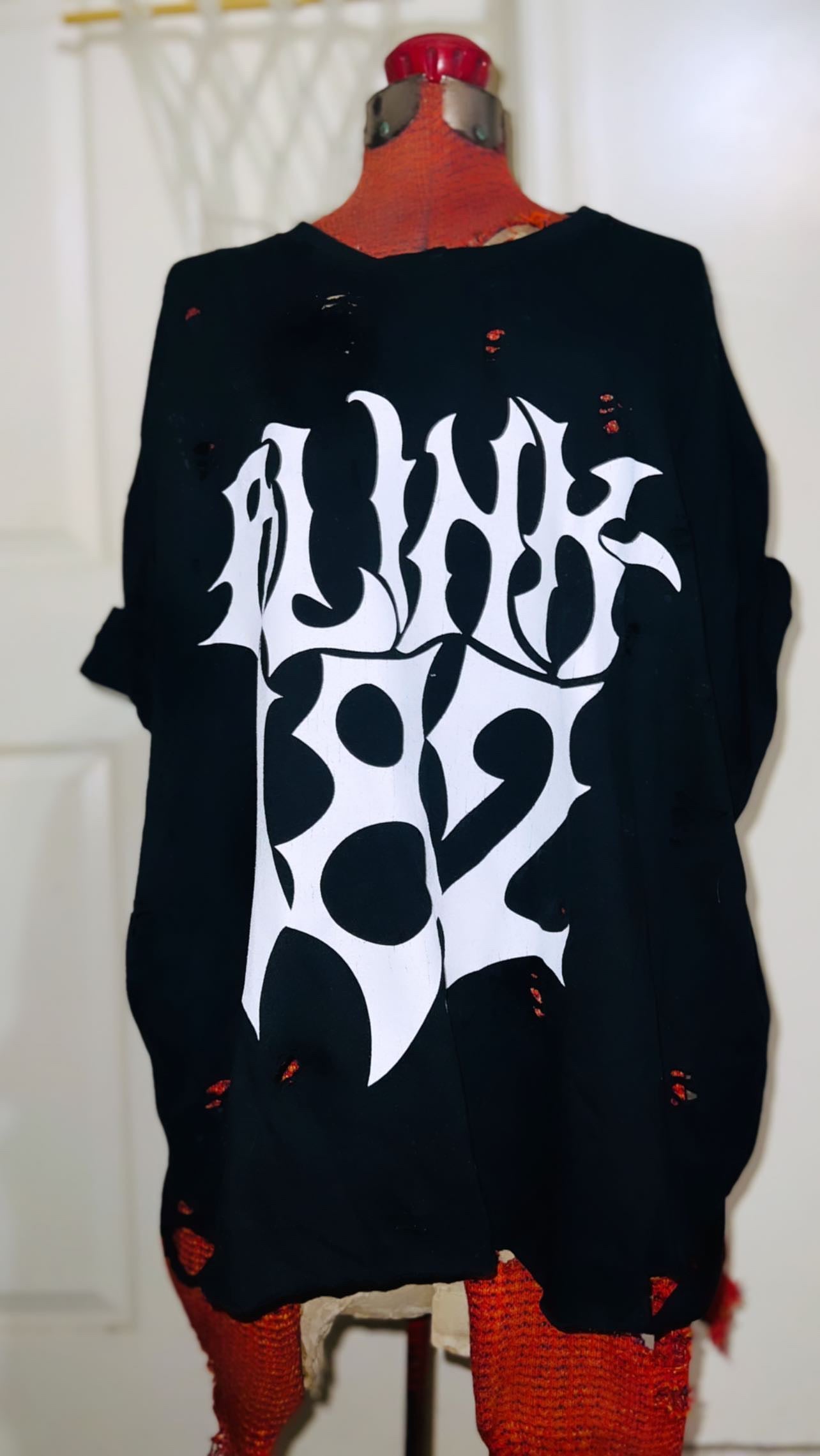 Blink 182 Double Sided Oversized Distressed T-Shirt