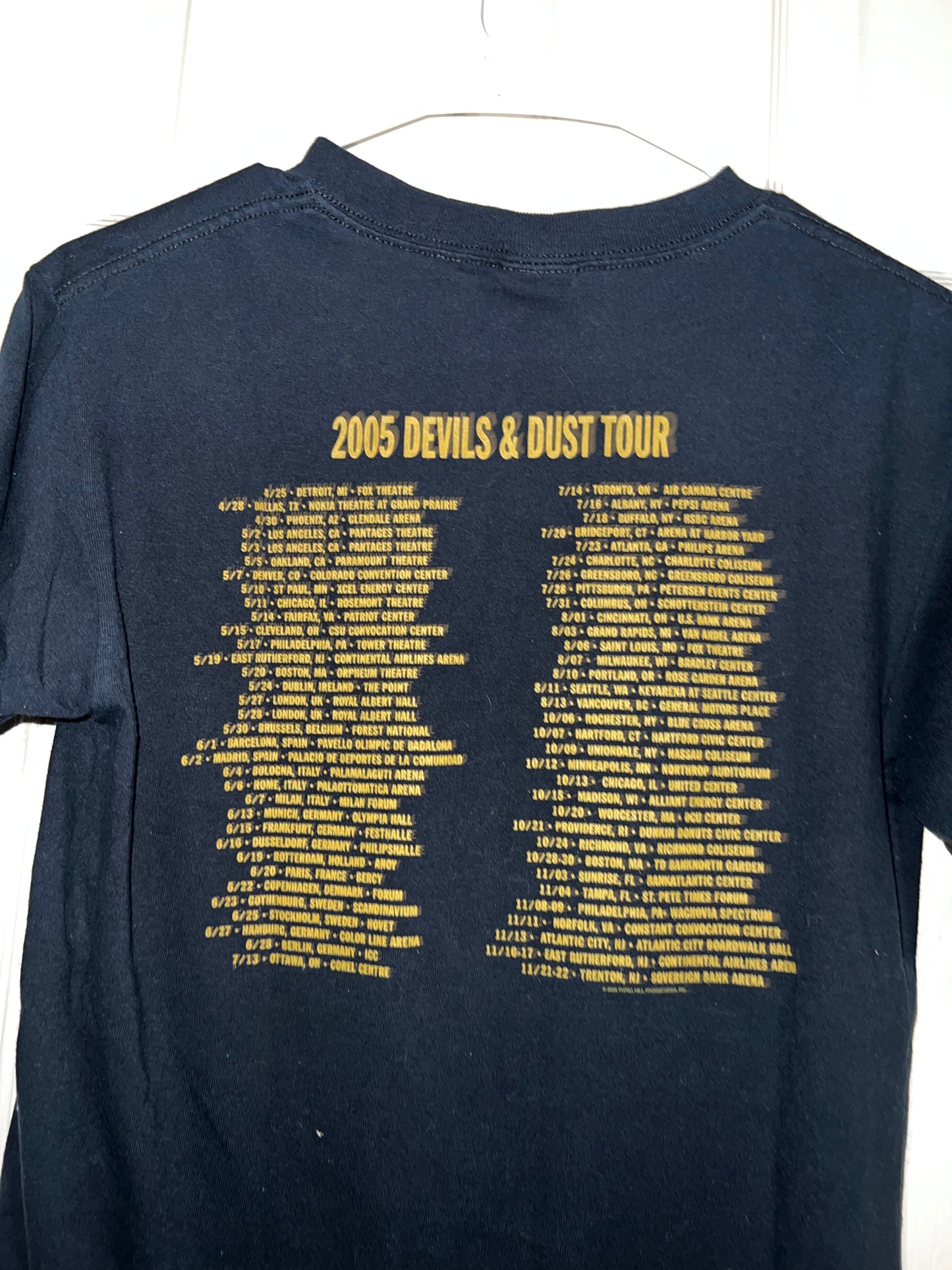 Bruce Springsteen Vintage Double Sided Oversized Tour Tee