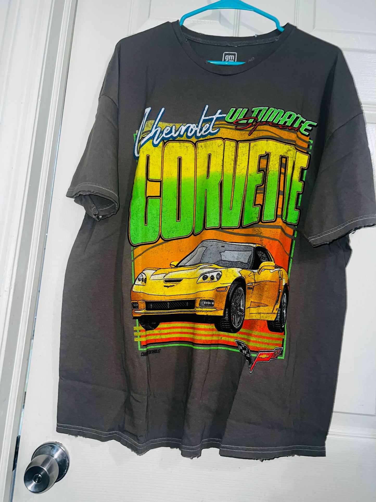 Chevrolet Corvette Oversized Distressed Tee