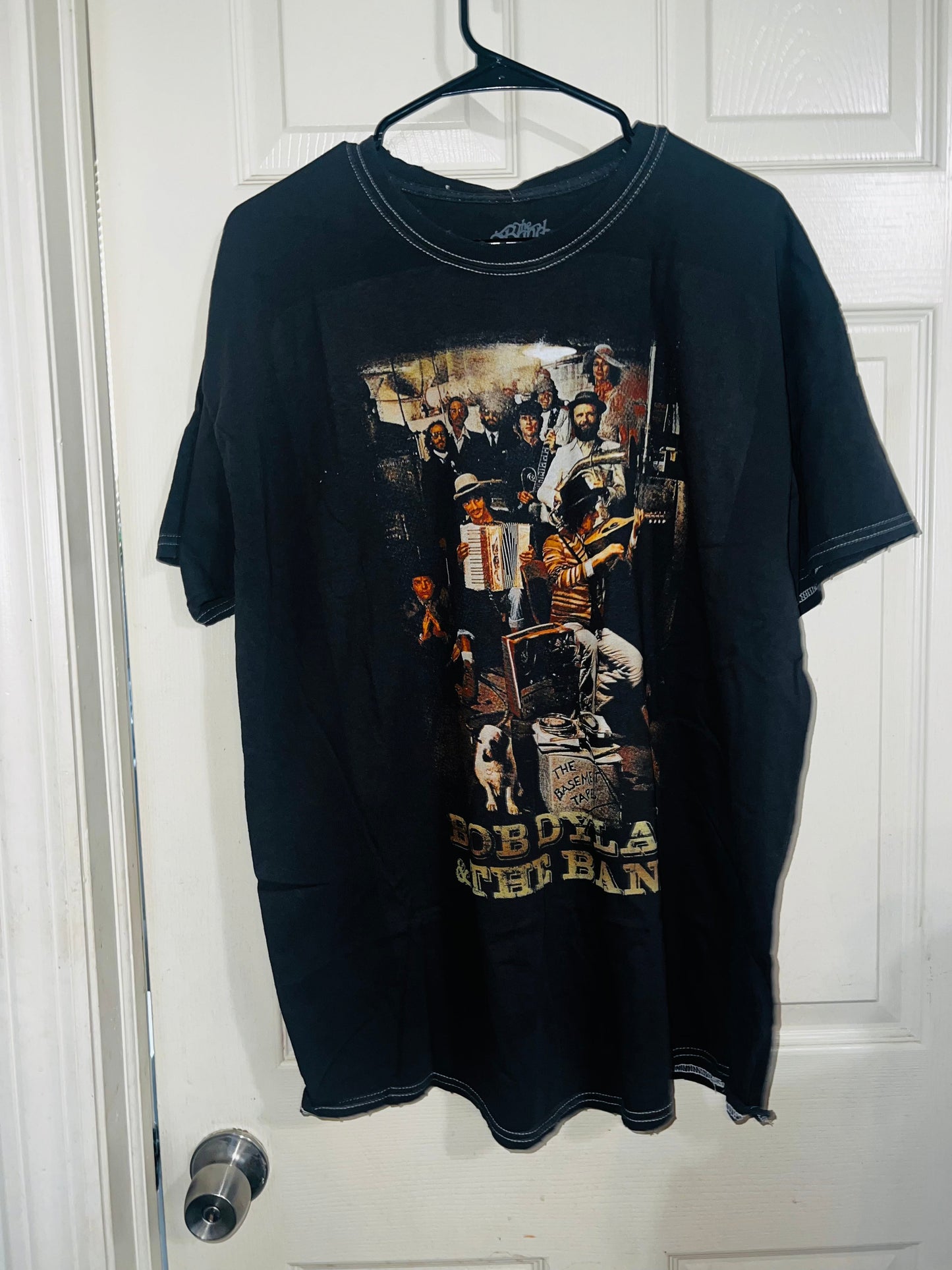Bob Dylan and the Band Oversized Distressed Tee