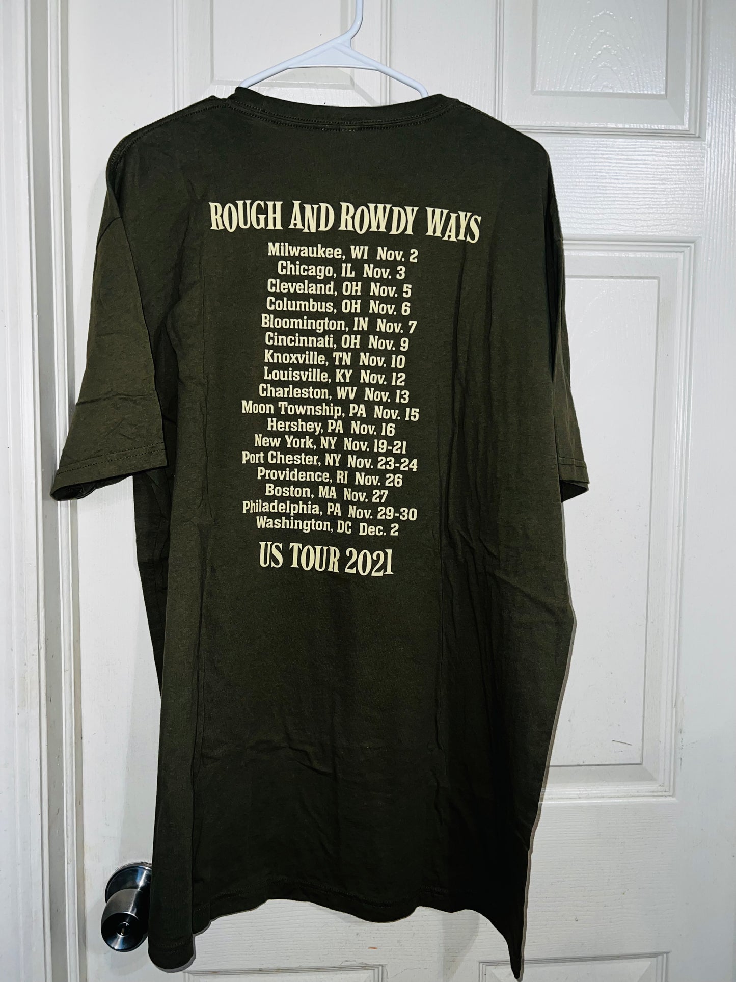 Bob Dylan Double Sided Vintage Oversized Distressed Tee