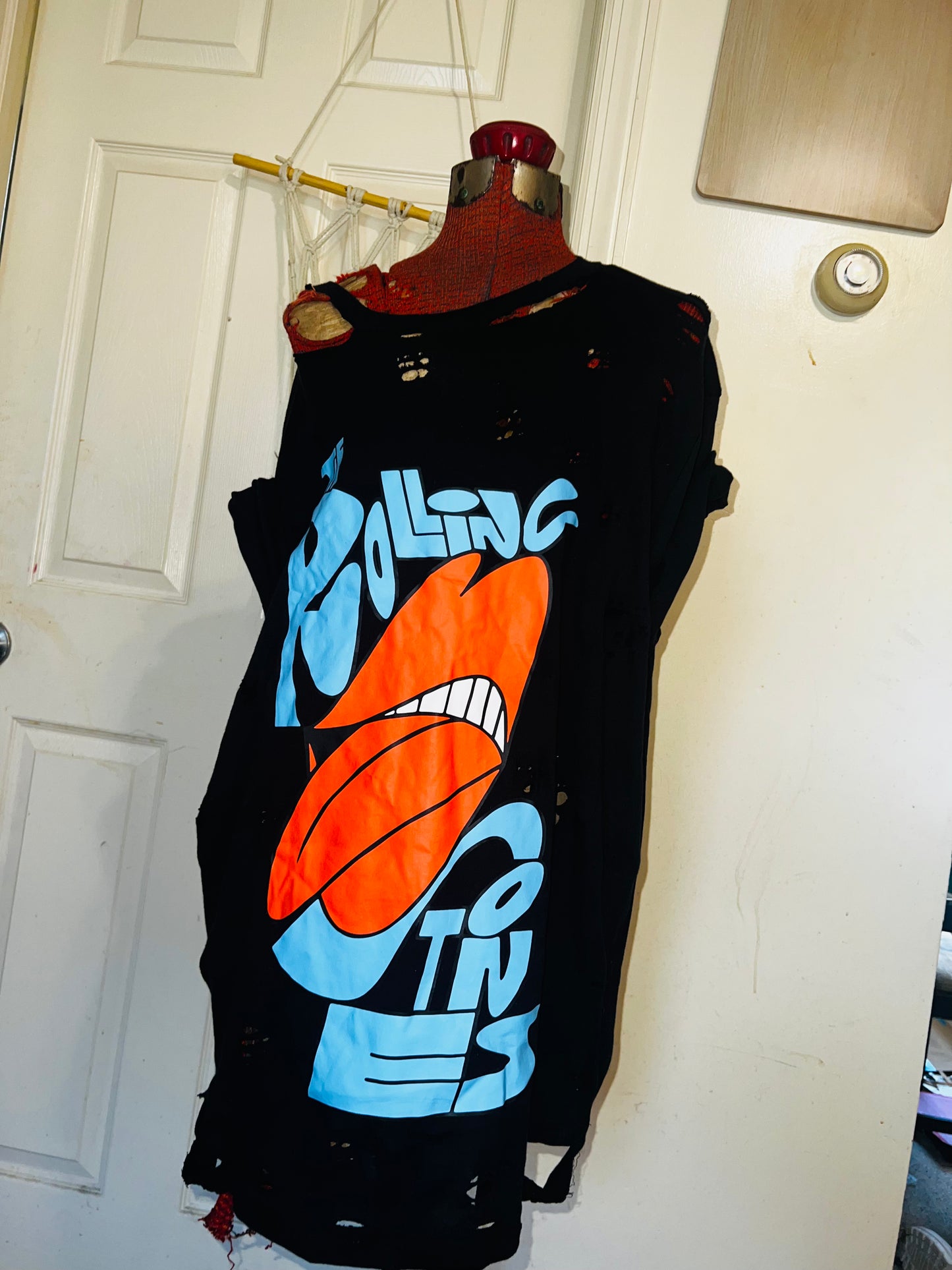 The Rolling Stones Oversized Distressed Tee