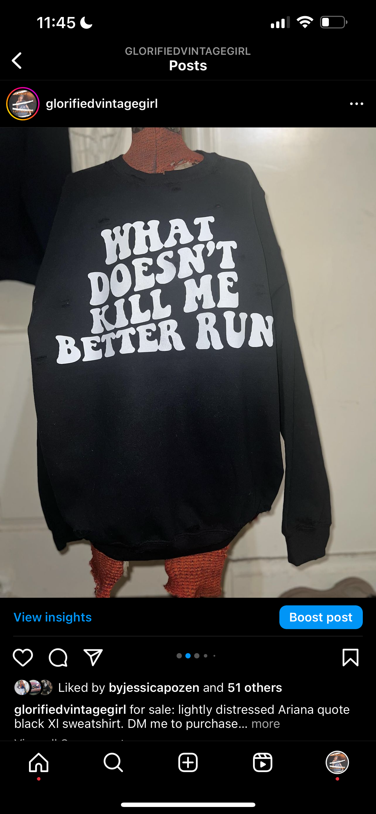 Team Ariana Distressed Sweatshirts and Tees