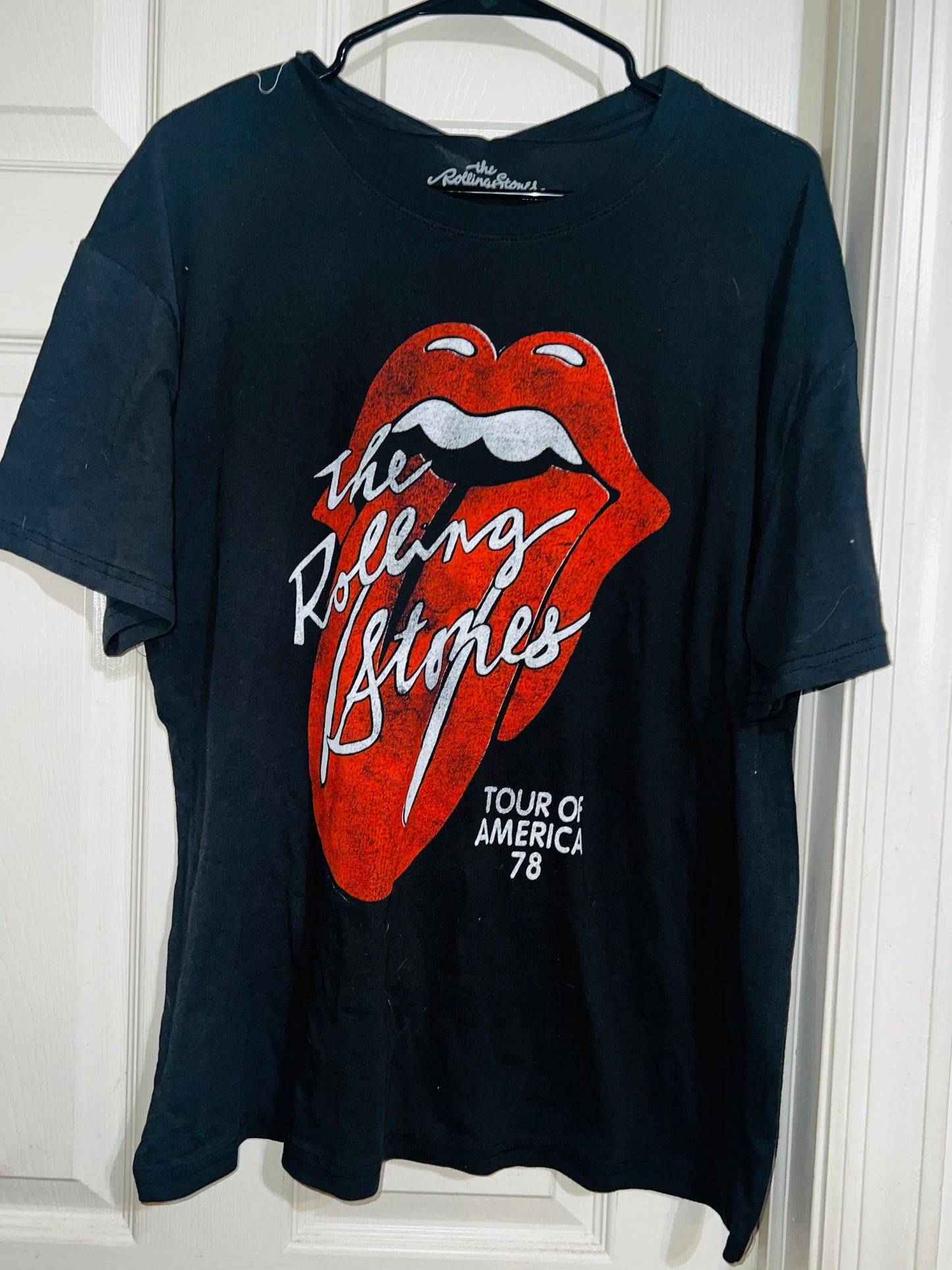 Rolling Stones ‘78 Tour Distressed Oversized Tee