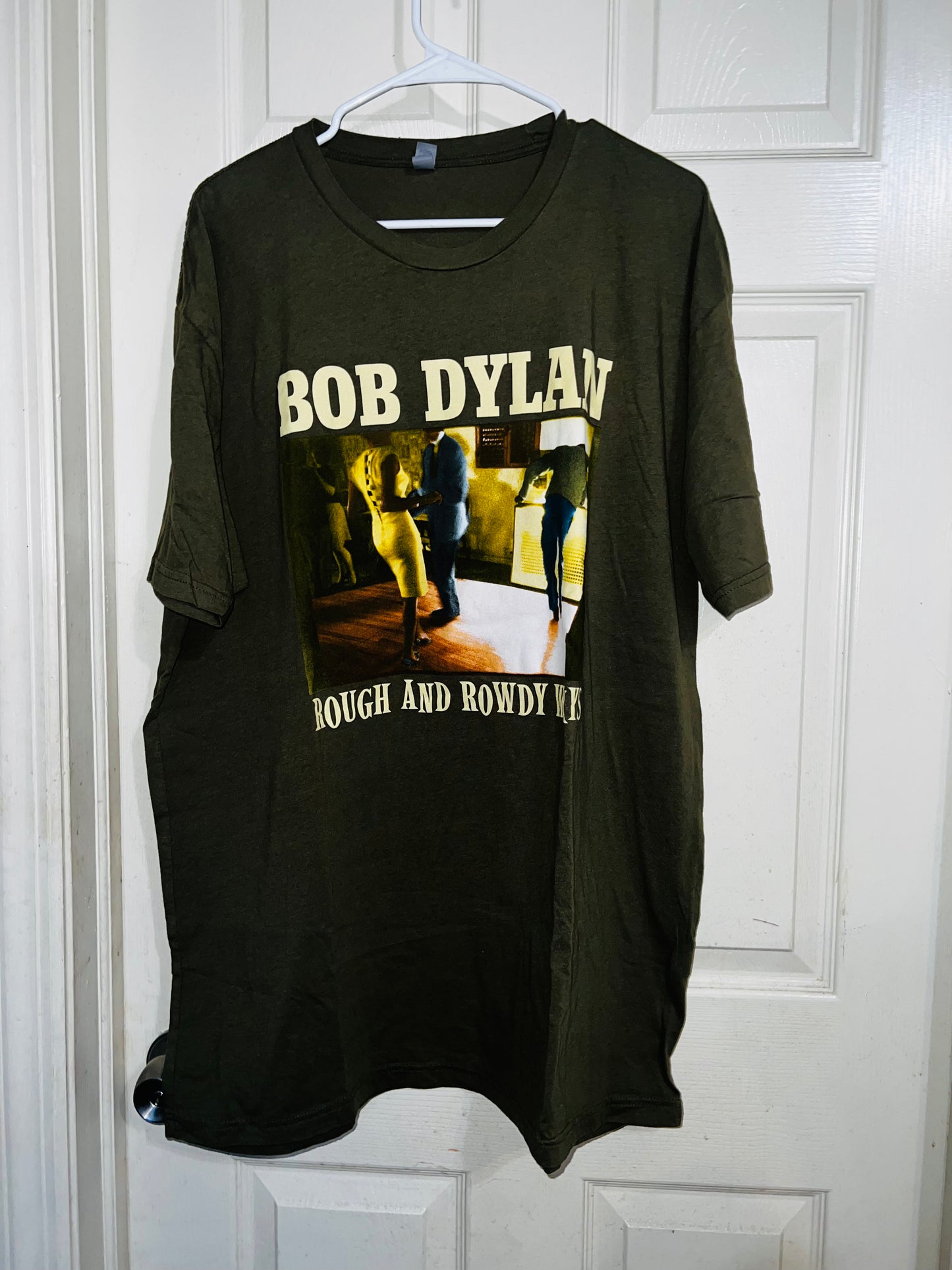 Bob Dylan Double Sided Vintage Oversized Distressed Tee