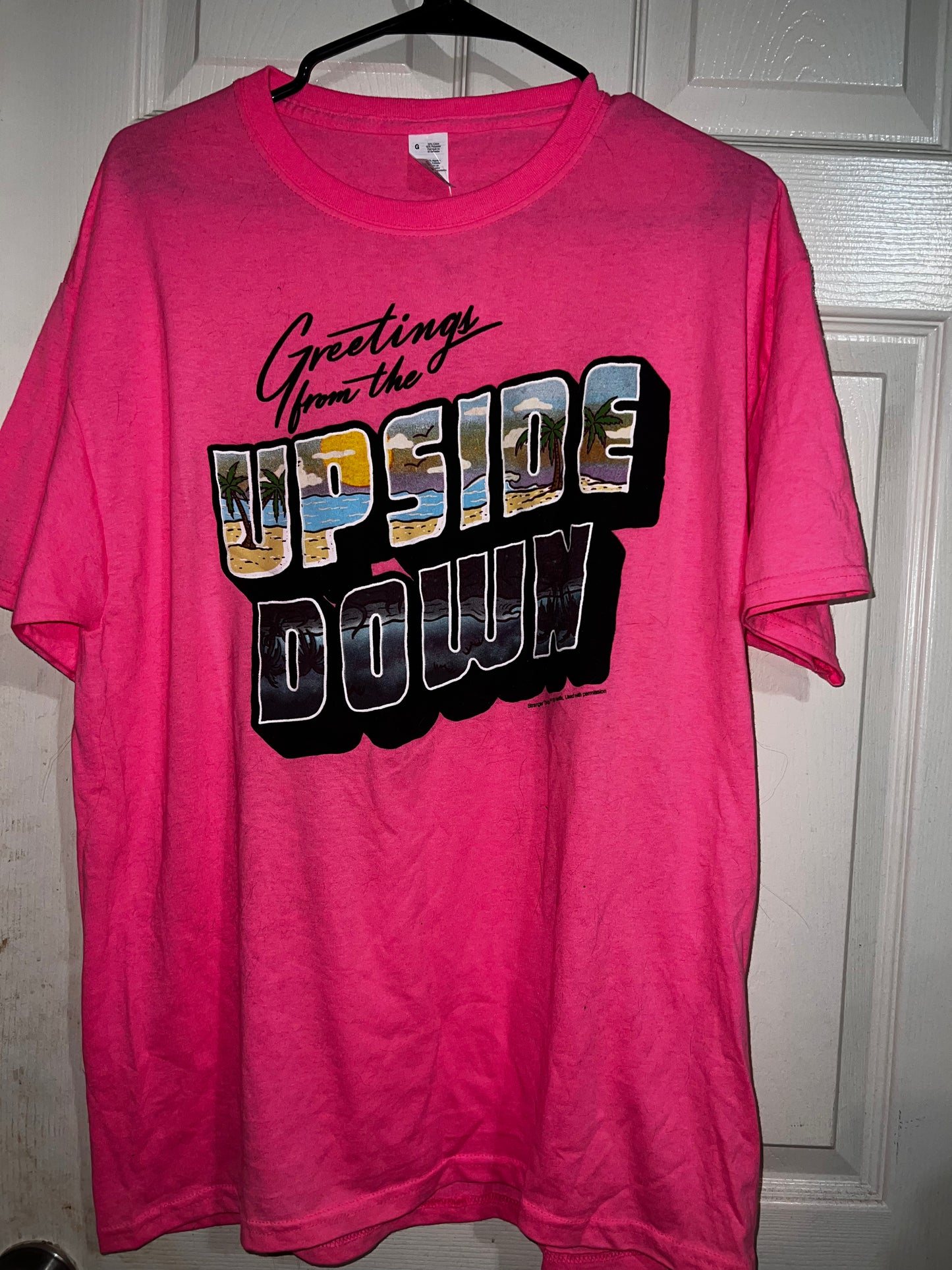 Stranger Things Oversized Distressed Tee