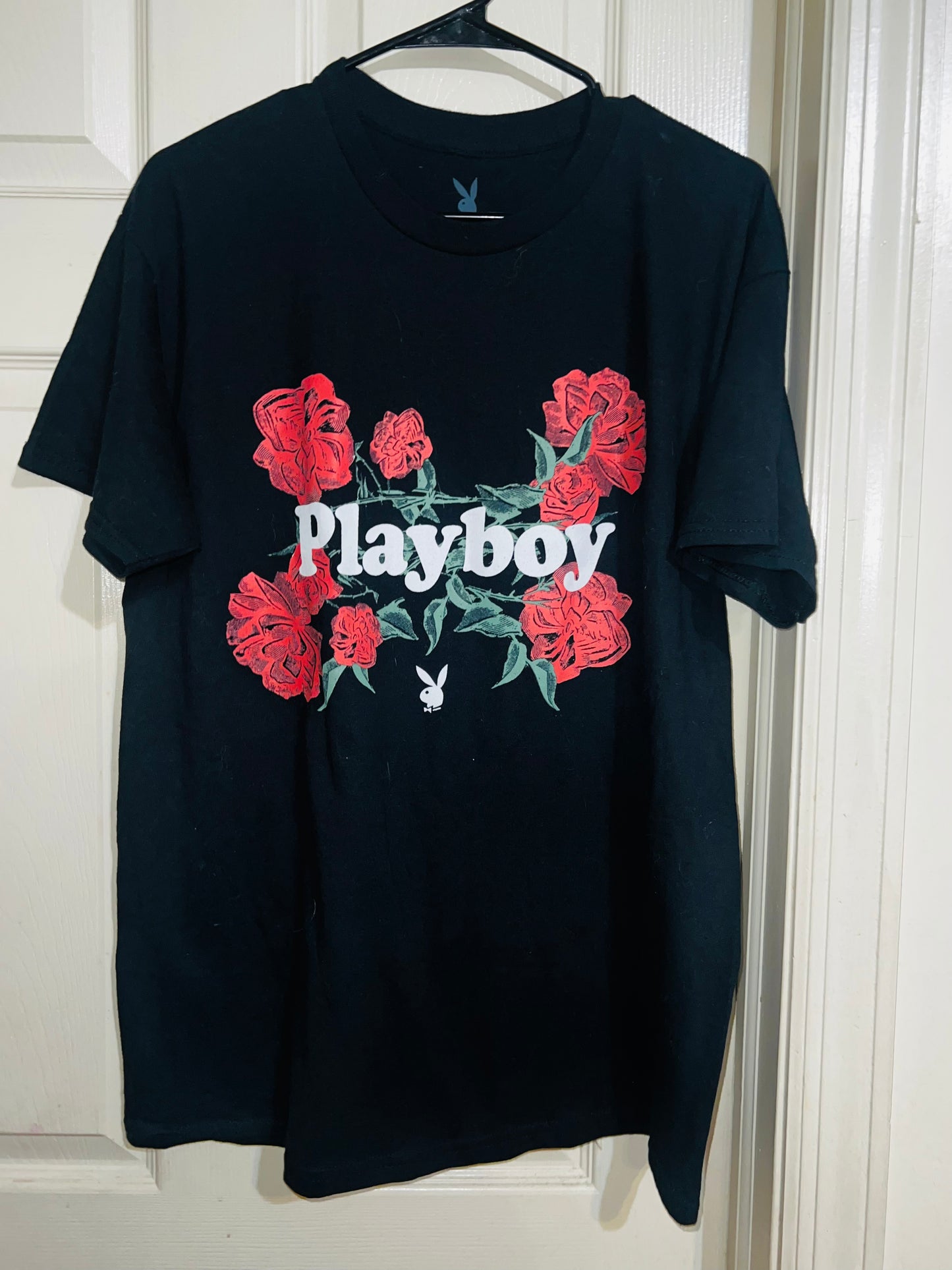 Playboy Oversized Distressed Tee