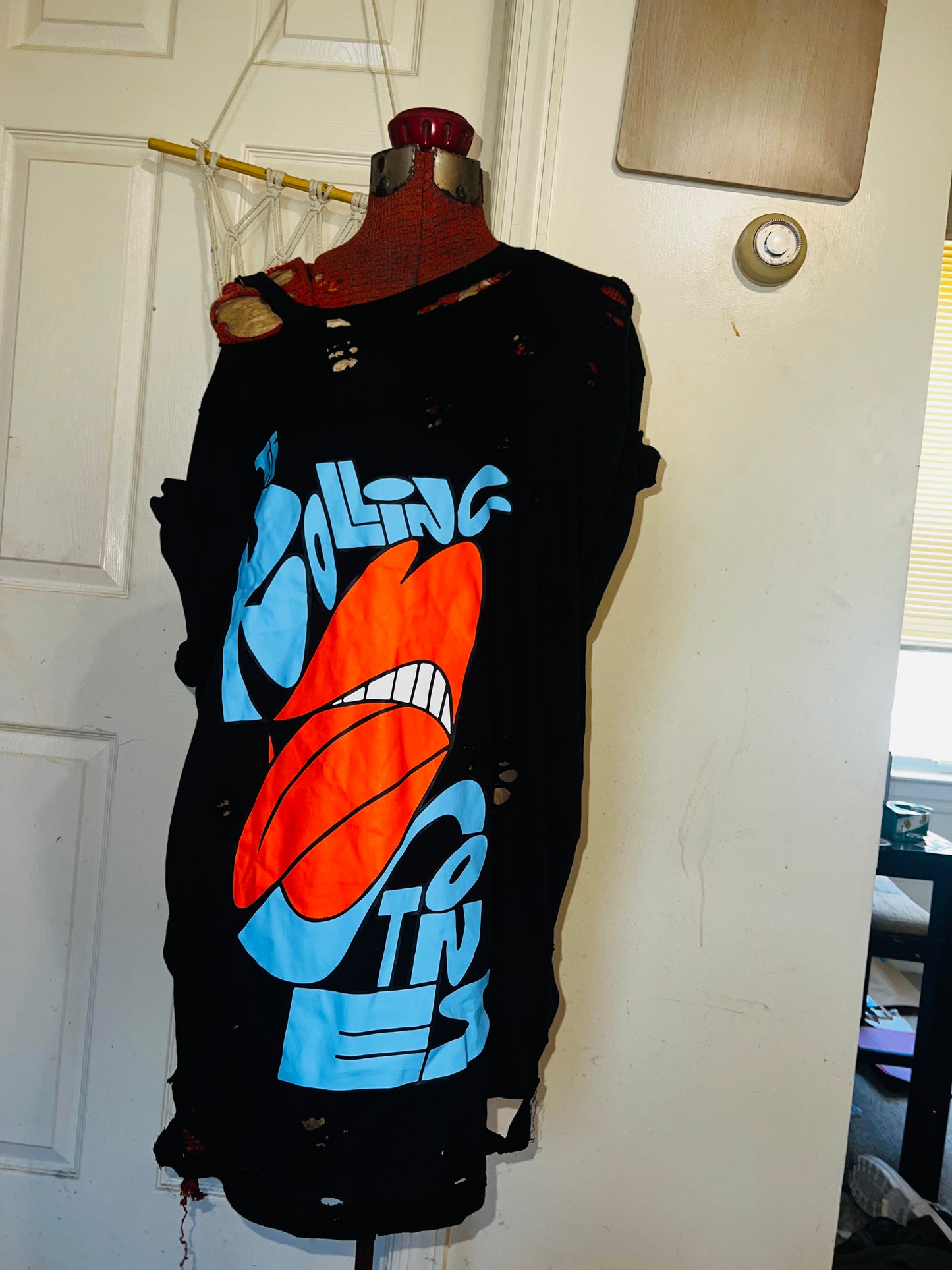 The Rolling Stones Oversized Distressed Tee