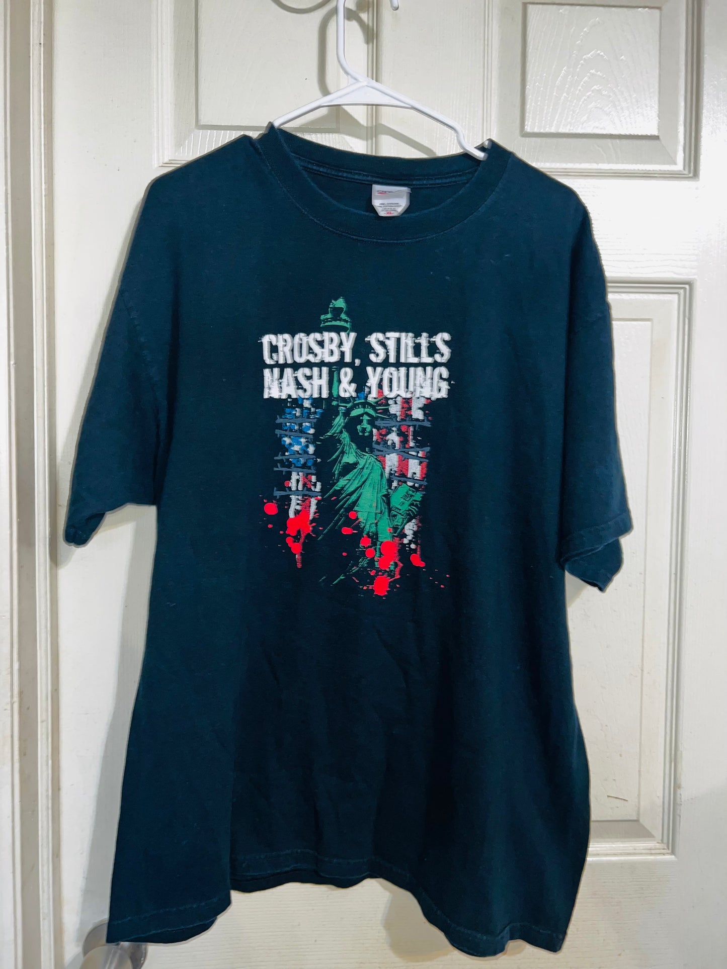 Crosby, Stills, Nash & Young Double Sided Vintage Tee
