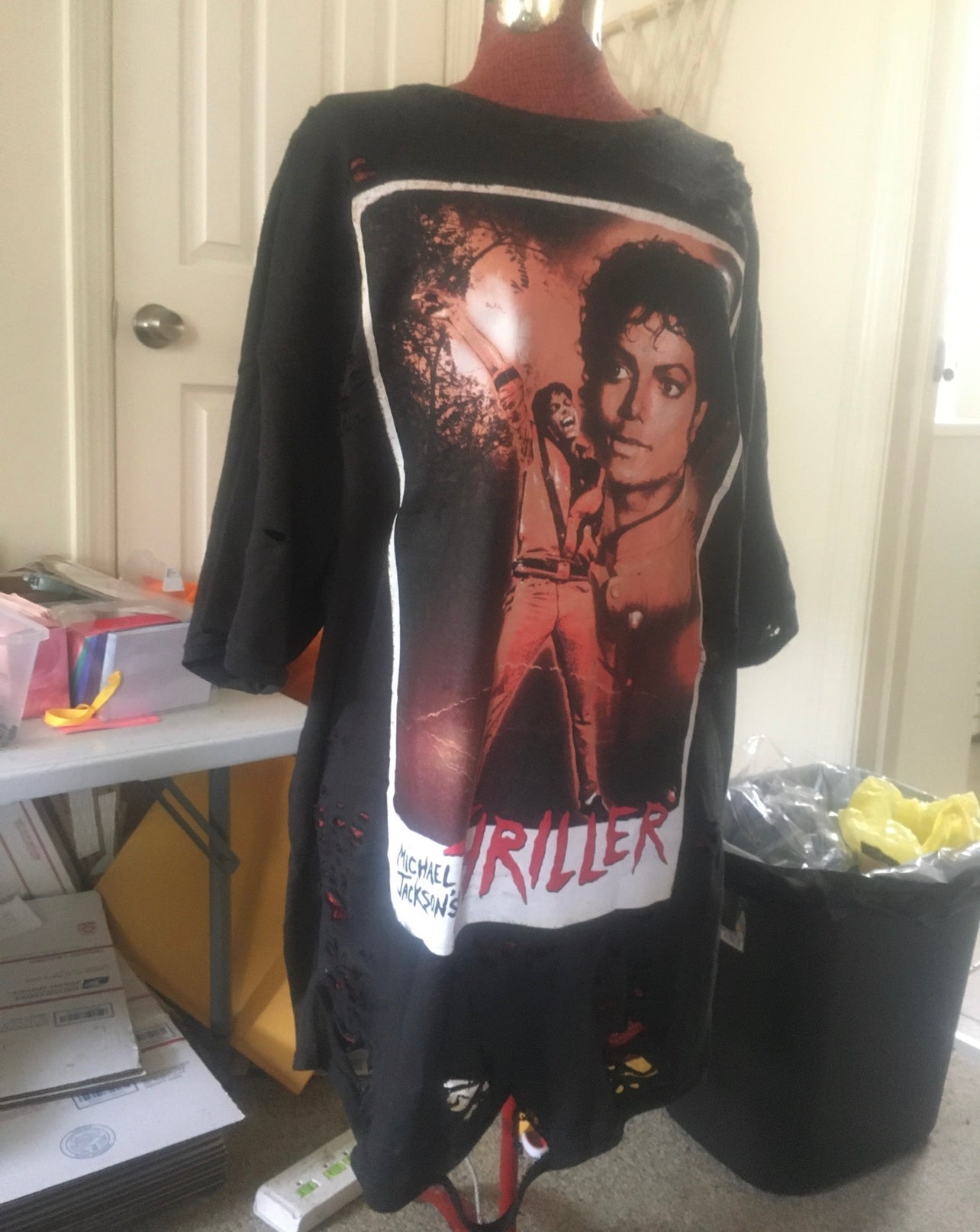 Michael Jackson Thriller Distressed Tee