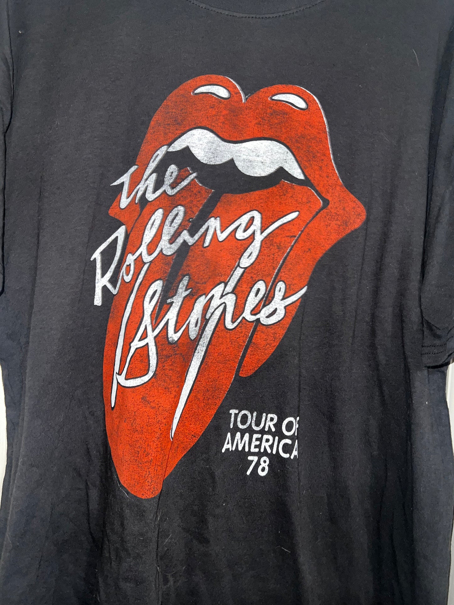 Rolling Stones ‘78 Tour Distressed Oversized Tee