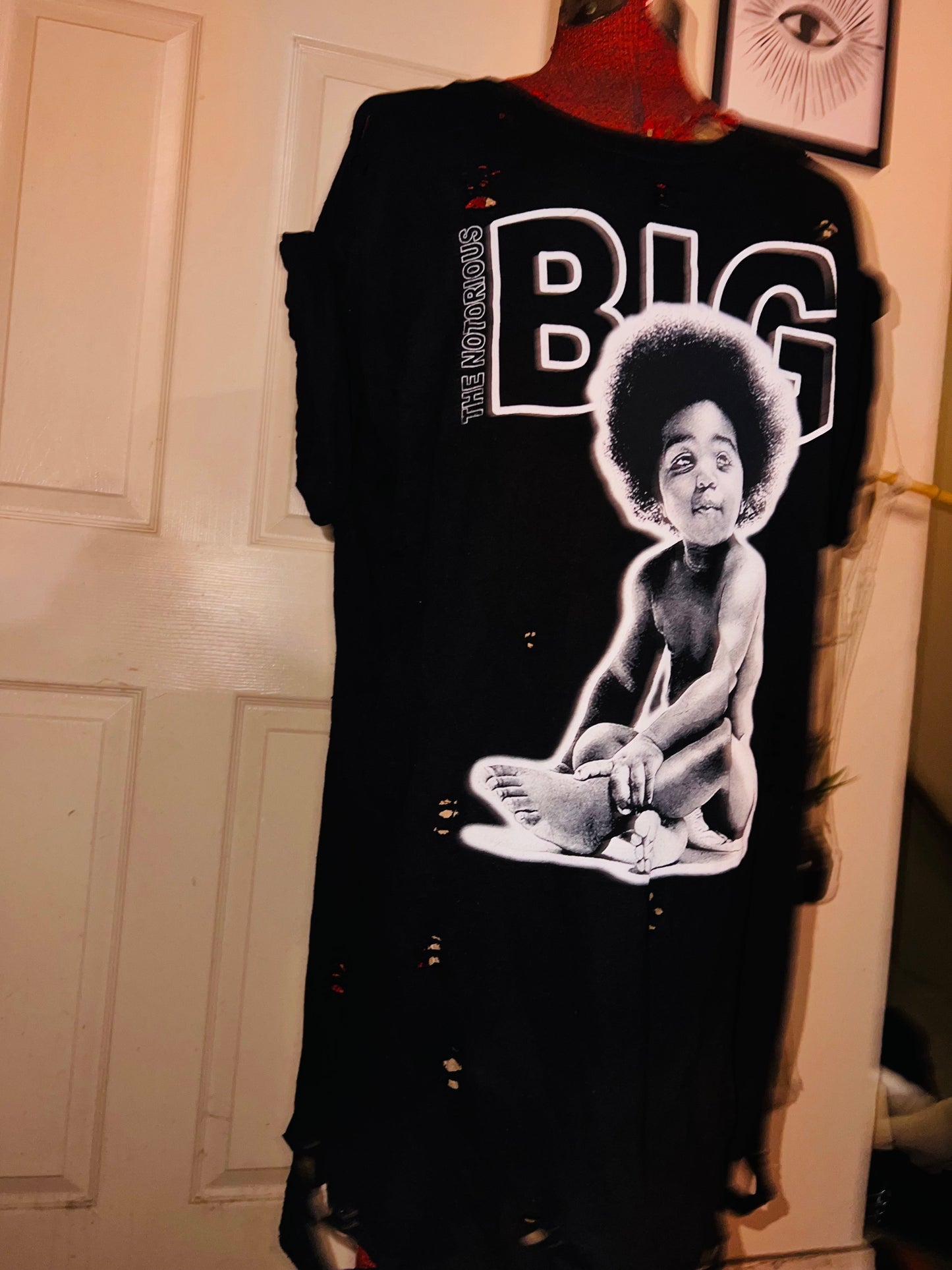 Notorious BIG Oversized Distressed Tee