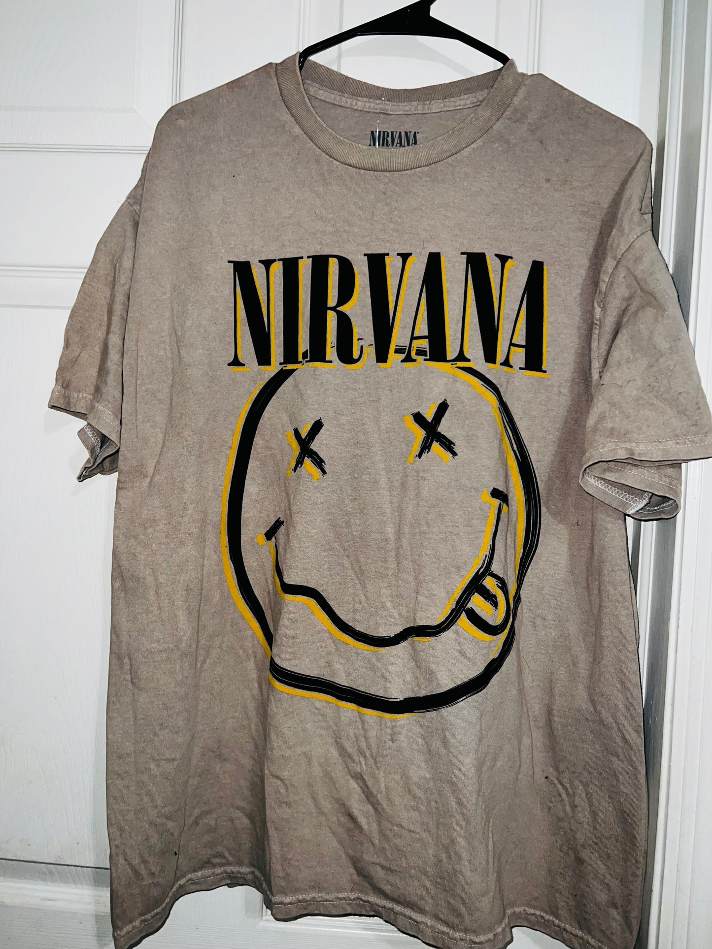 Nirvana Oversized Distressed Tee