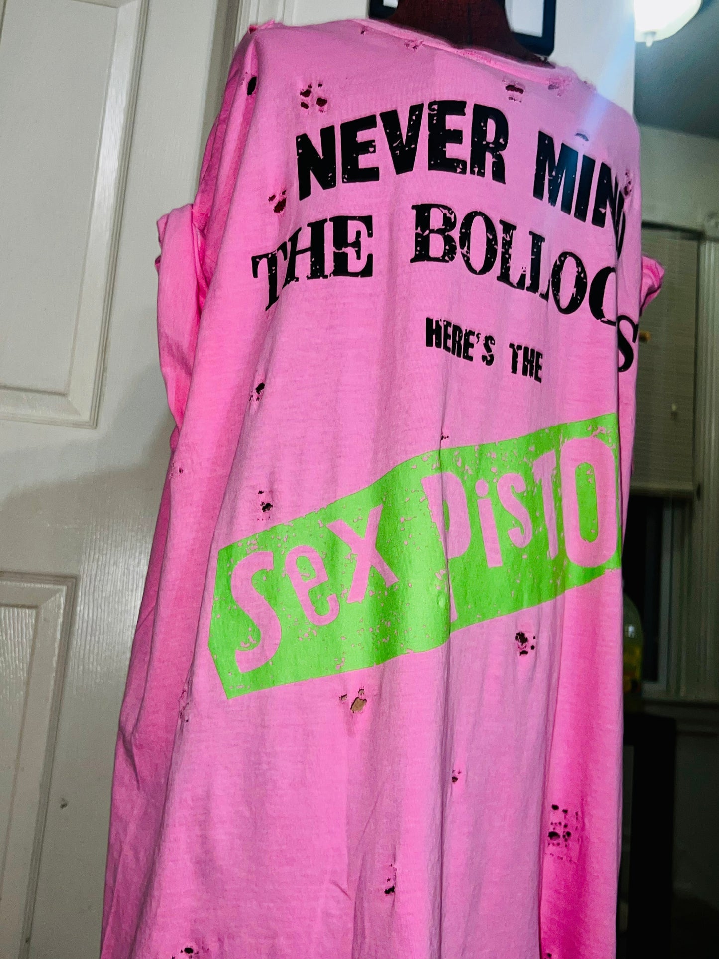 The Sex Pistols Oversized Distressed Tee/Dress