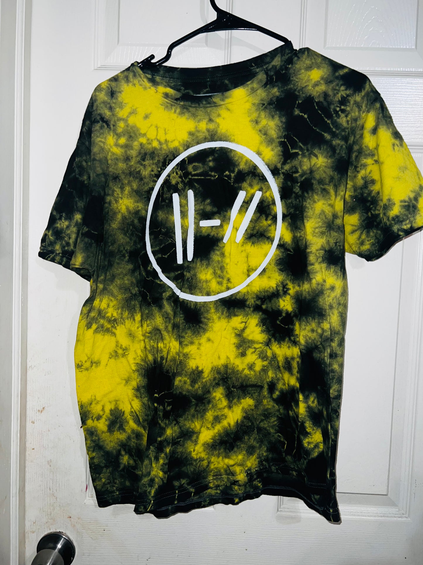 21 Pilots Tie Dye Oversized Distressed Tee