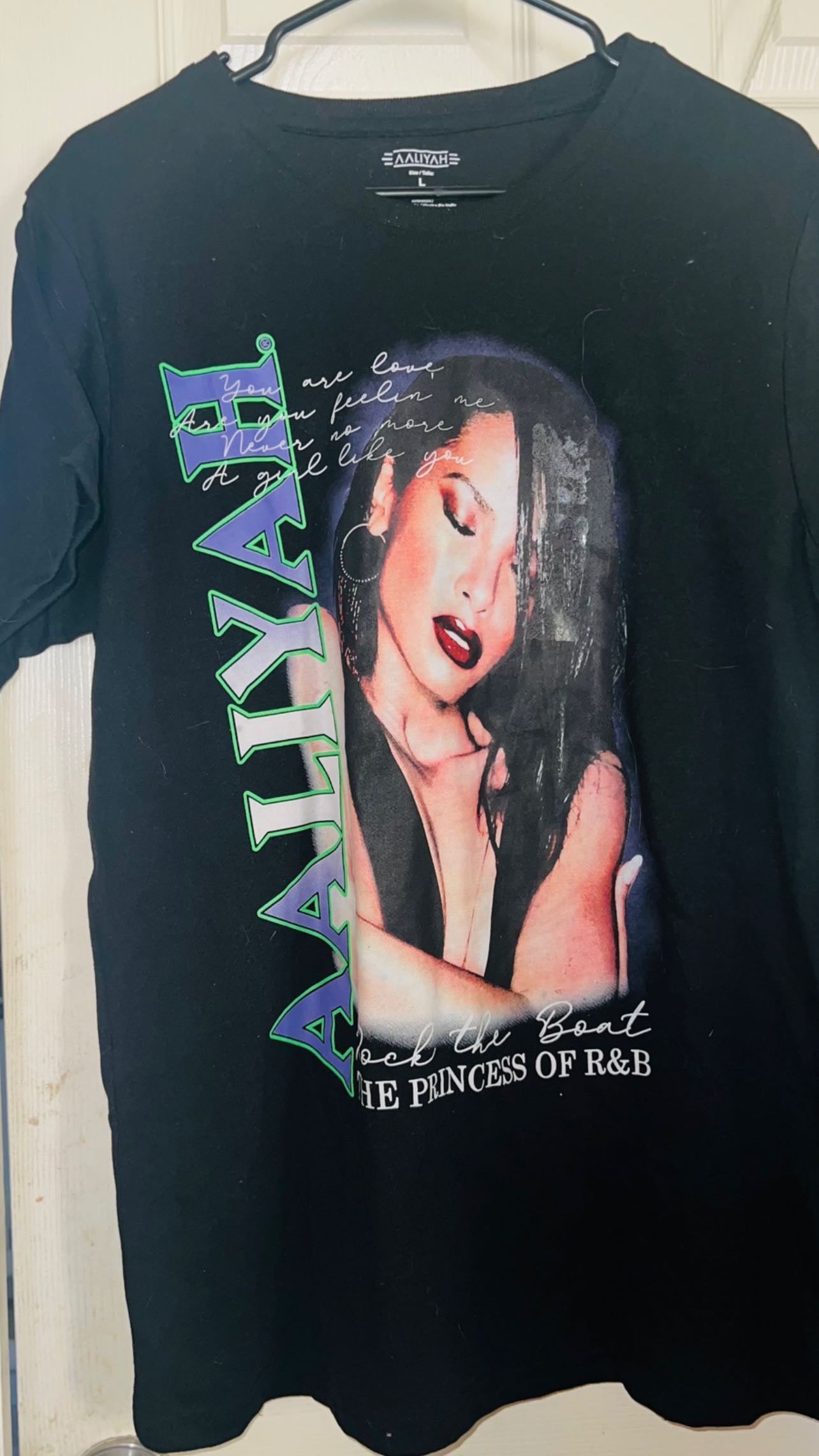 Aaliyah Oversized Distressed Tee