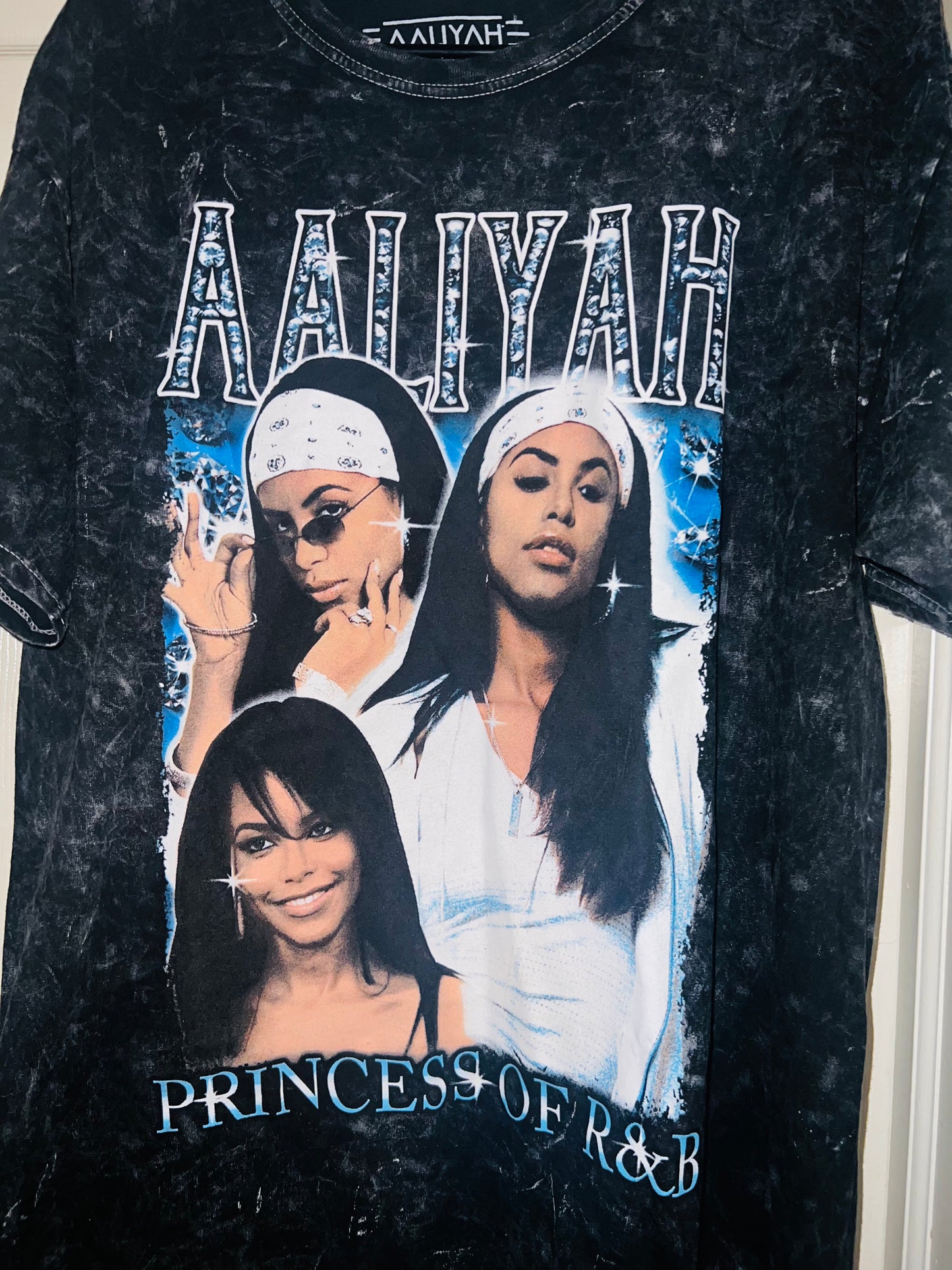 Aaliyah Oversized Distressed Tee