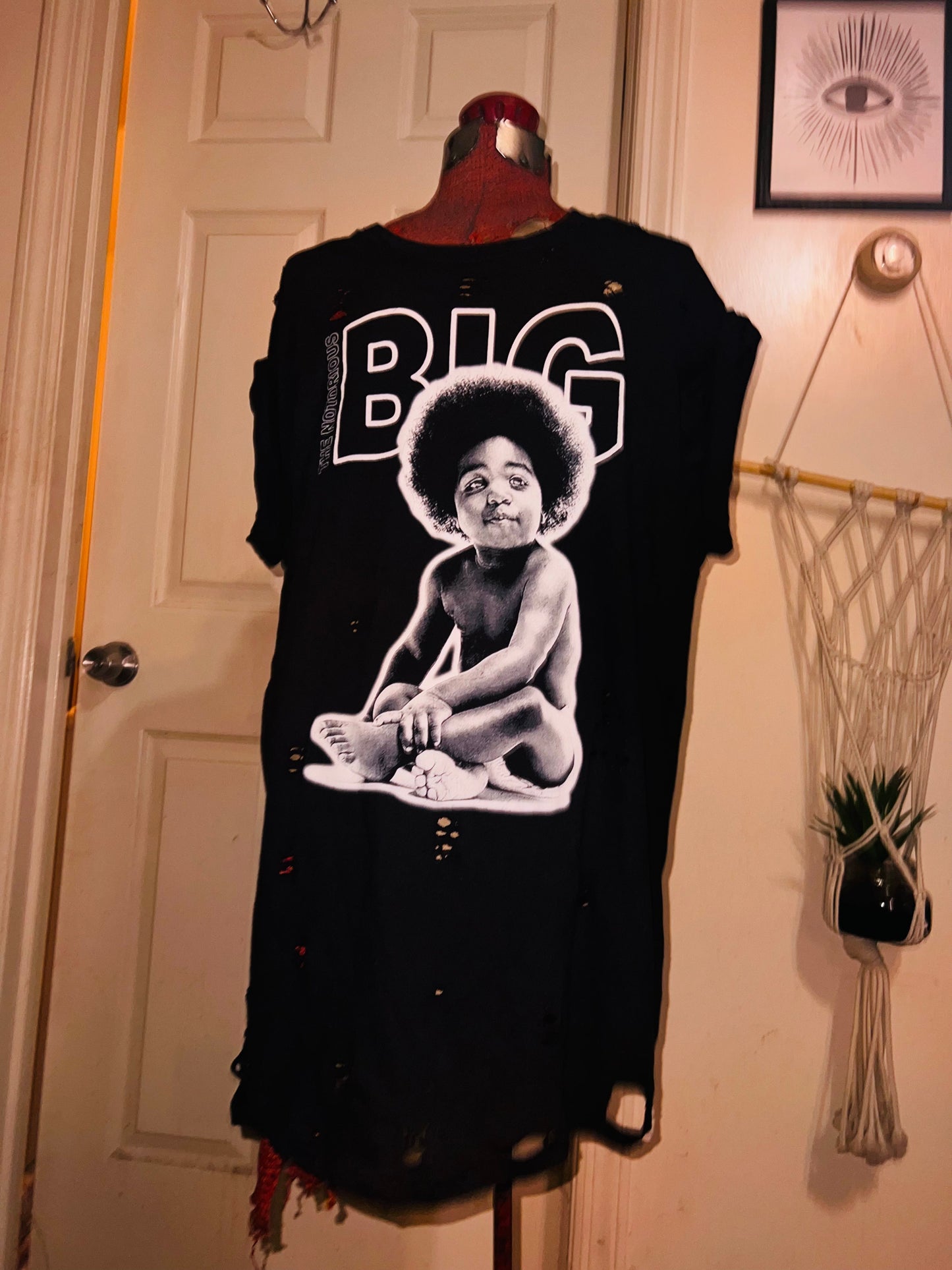 Notorious BIG Oversized Distressed Tee