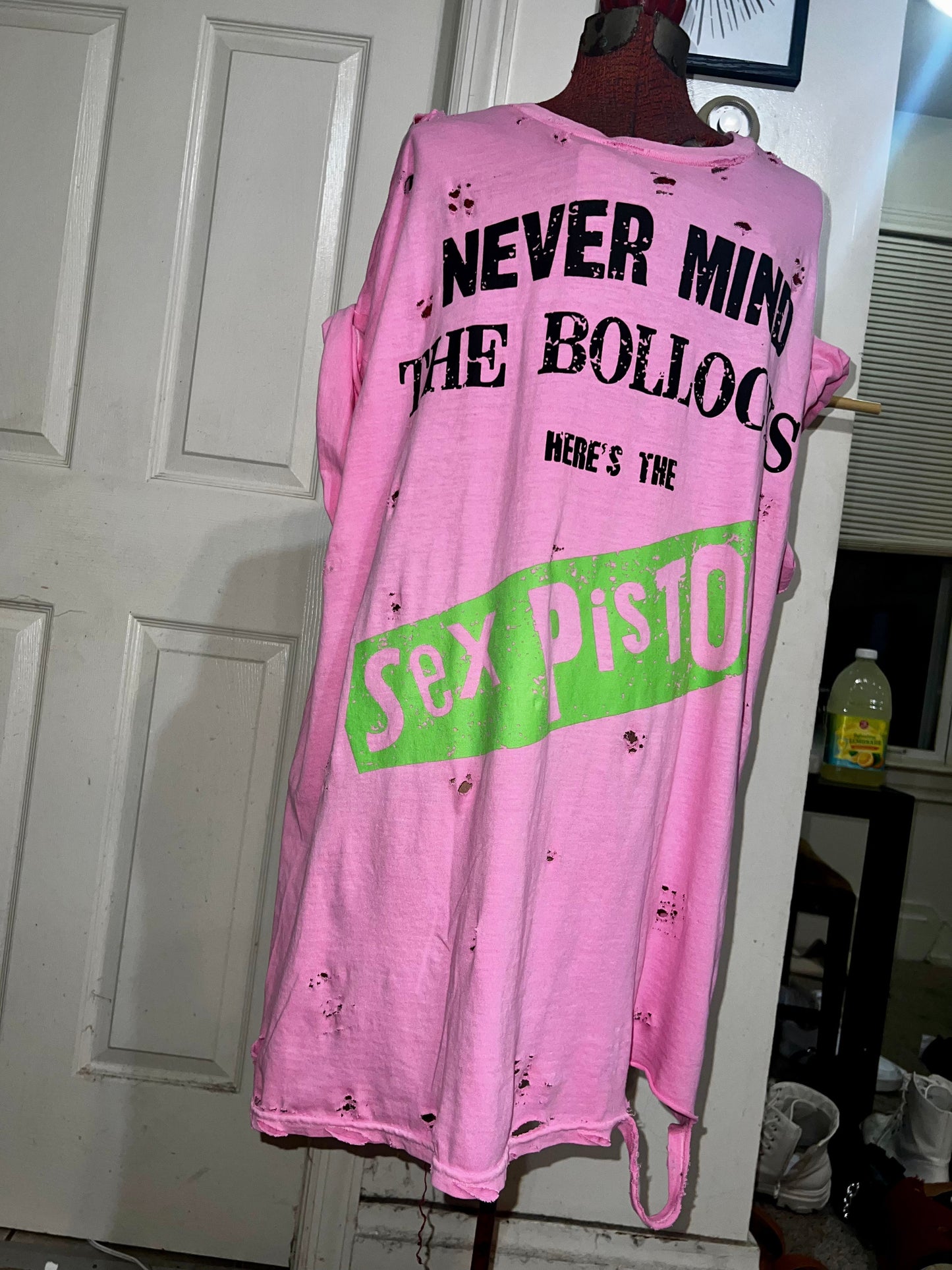 The Sex Pistols Oversized Distressed Tee/Dress
