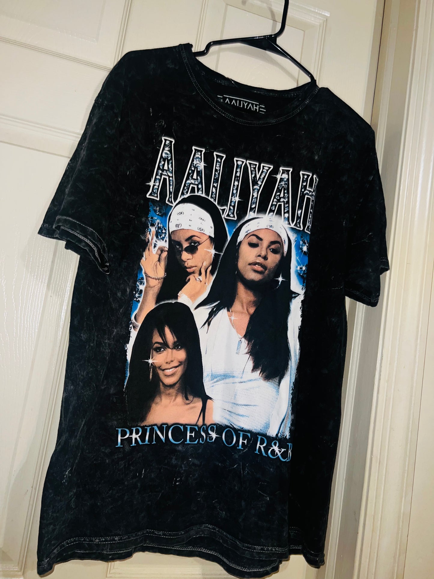 Aaliyah Oversized Distressed Tee
