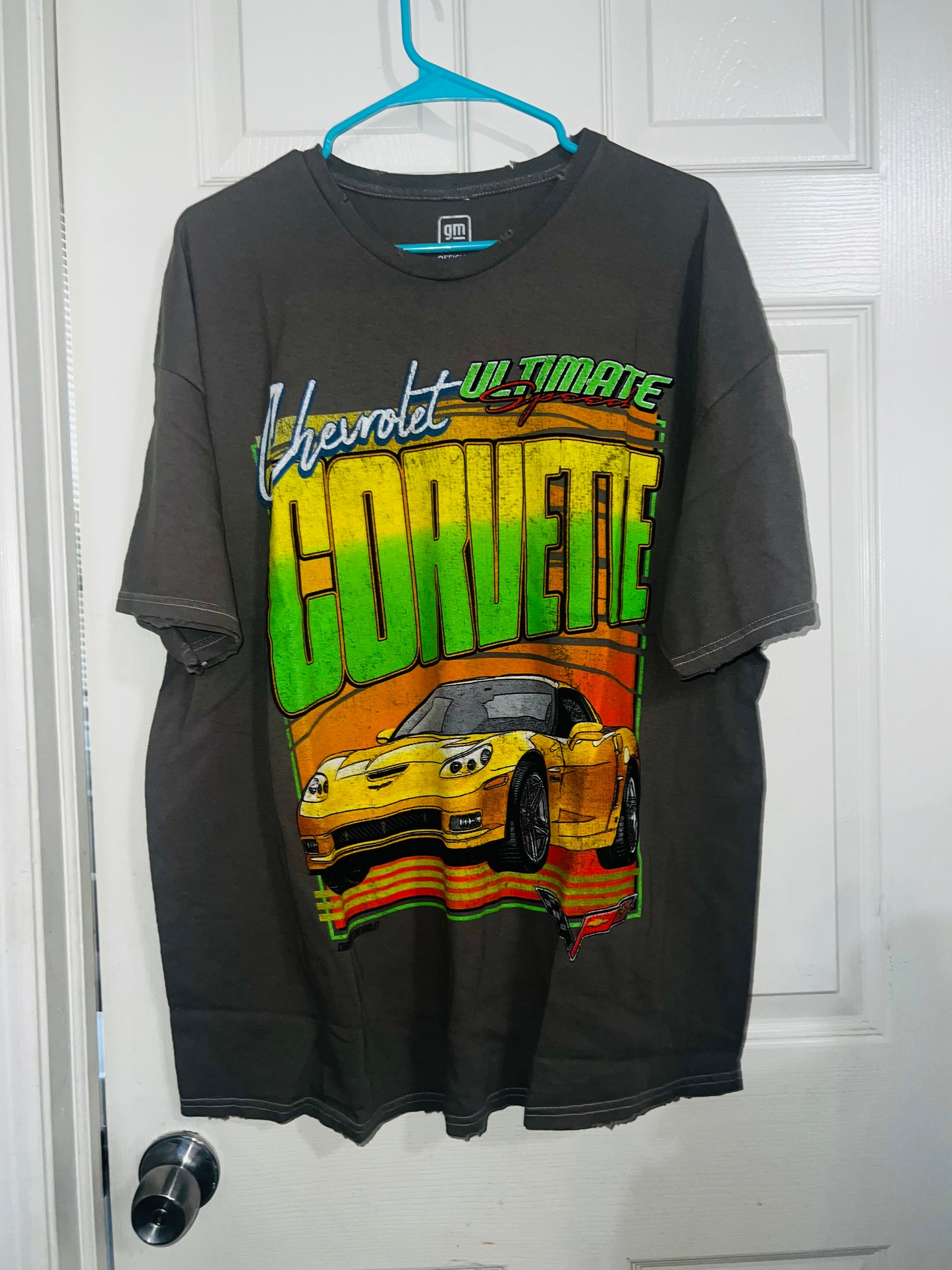 Chevrolet Corvette Oversized Distressed Tee