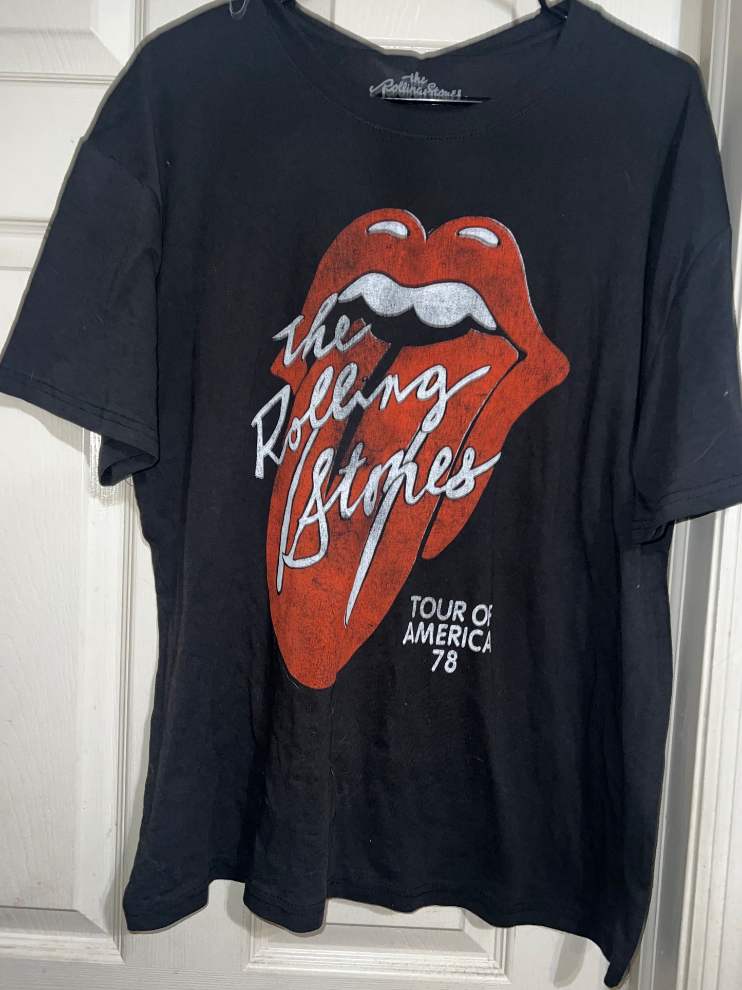Rolling Stones ‘78 Tour Distressed Oversized Tee