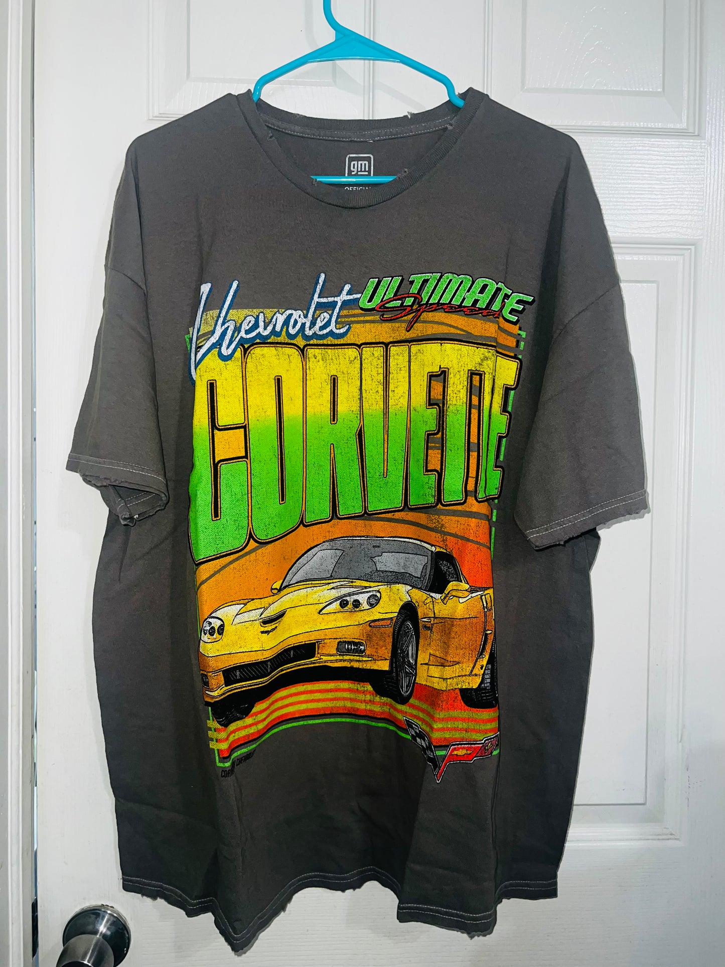 Chevrolet Corvette Oversized Distressed Tee