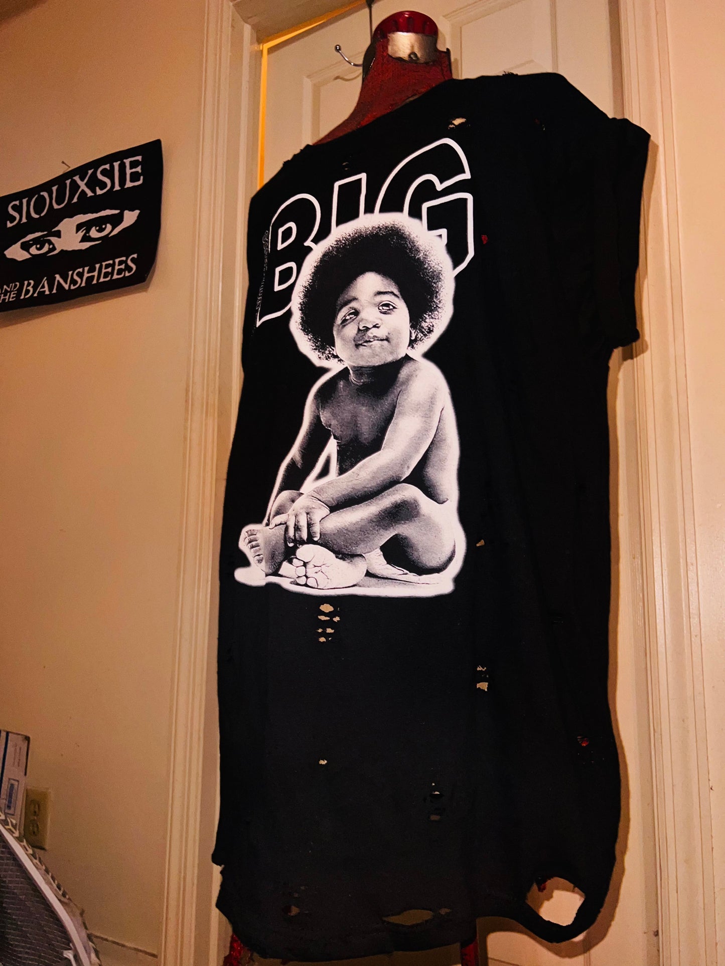 Notorious BIG Oversized Distressed Tee