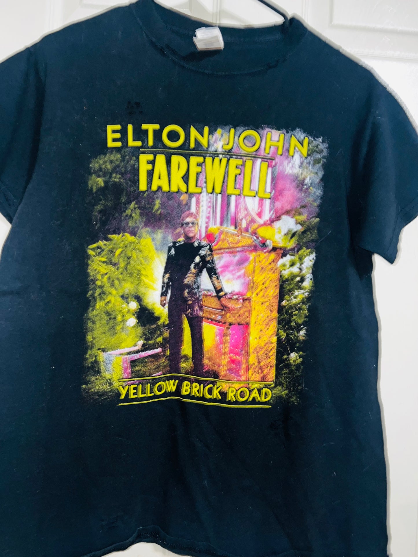 Elton John Vintage Tour Distressed Tee