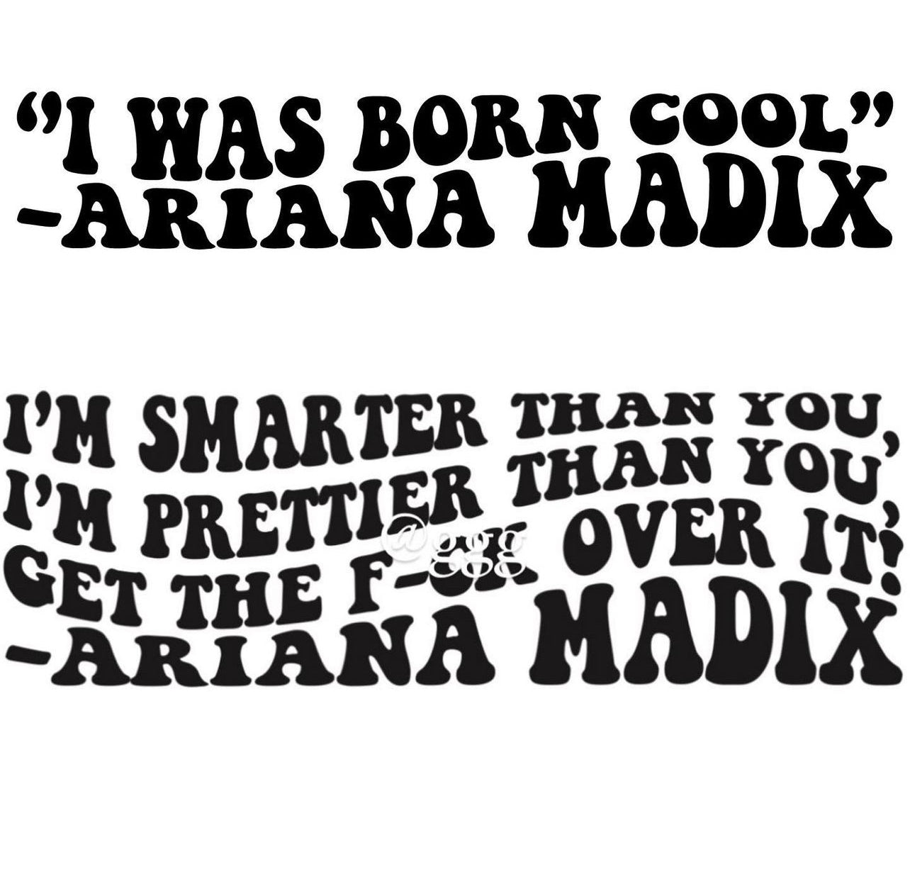 Team Ariana Distressed Sweatshirts and Tees