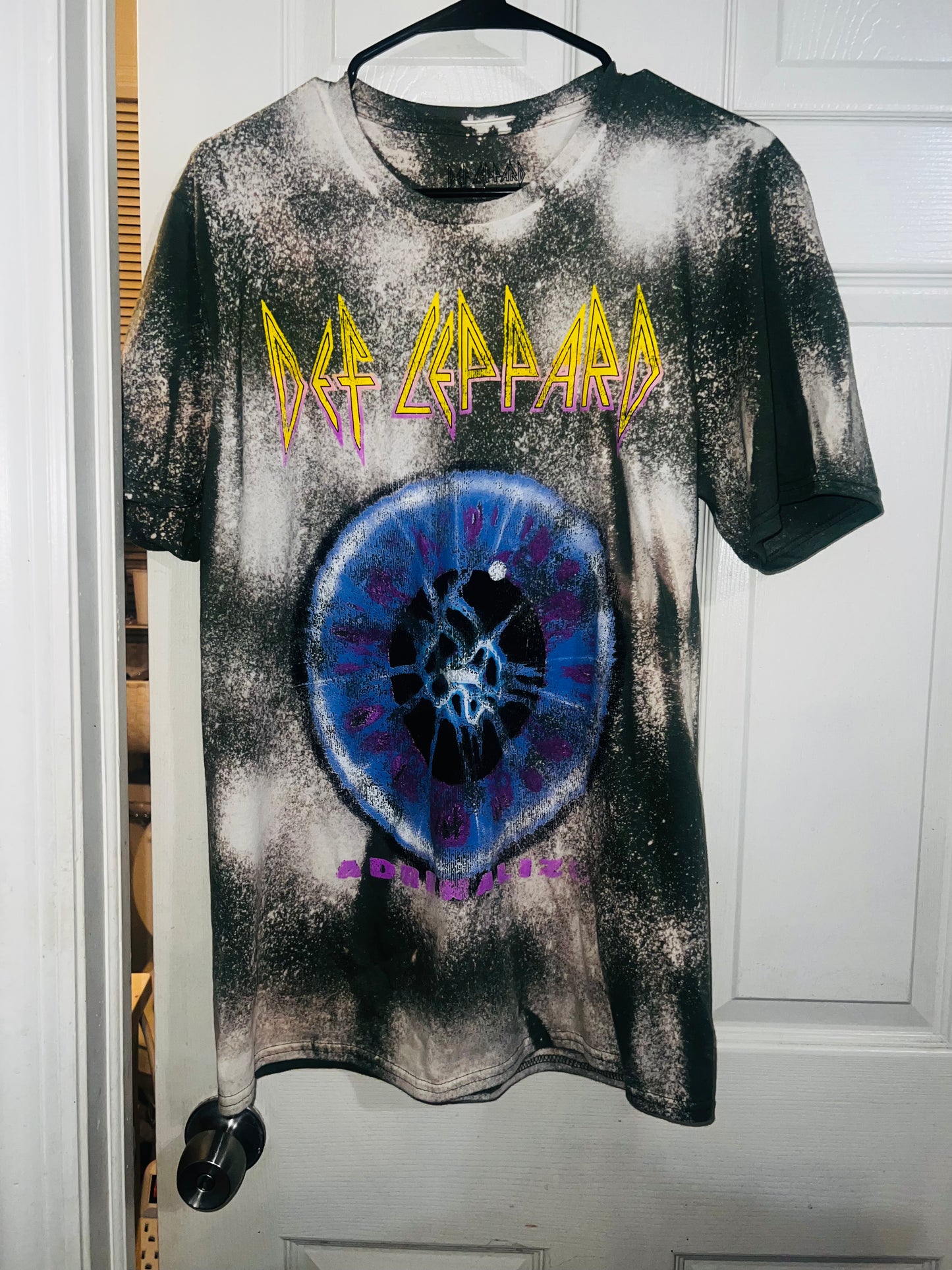 Bleached Def Leppard Distressed Tee