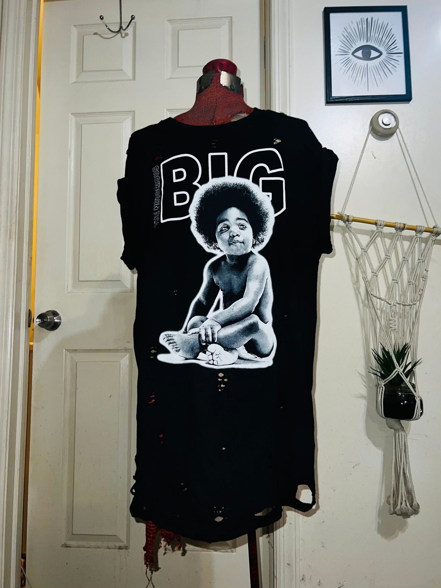Notorious BIG Oversized Distressed Tee