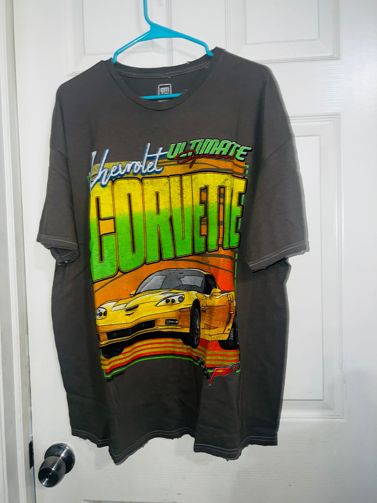 Chevrolet Corvette Oversized Distressed Tee