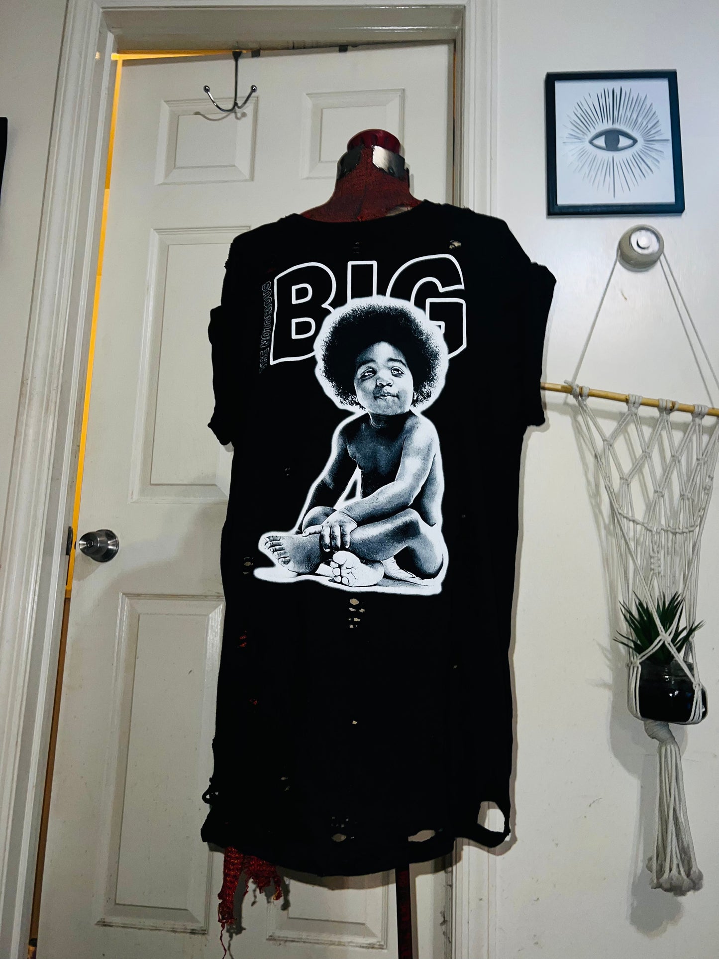 Notorious BIG Oversized Distressed Tee