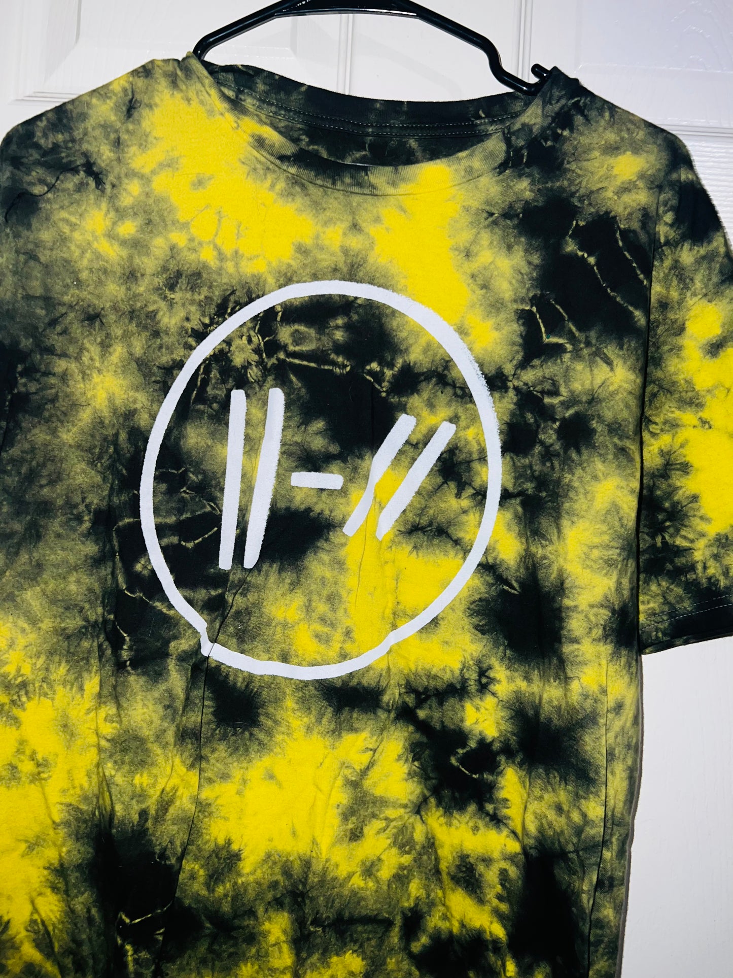 21 Pilots Tie Dye Oversized Distressed Tee