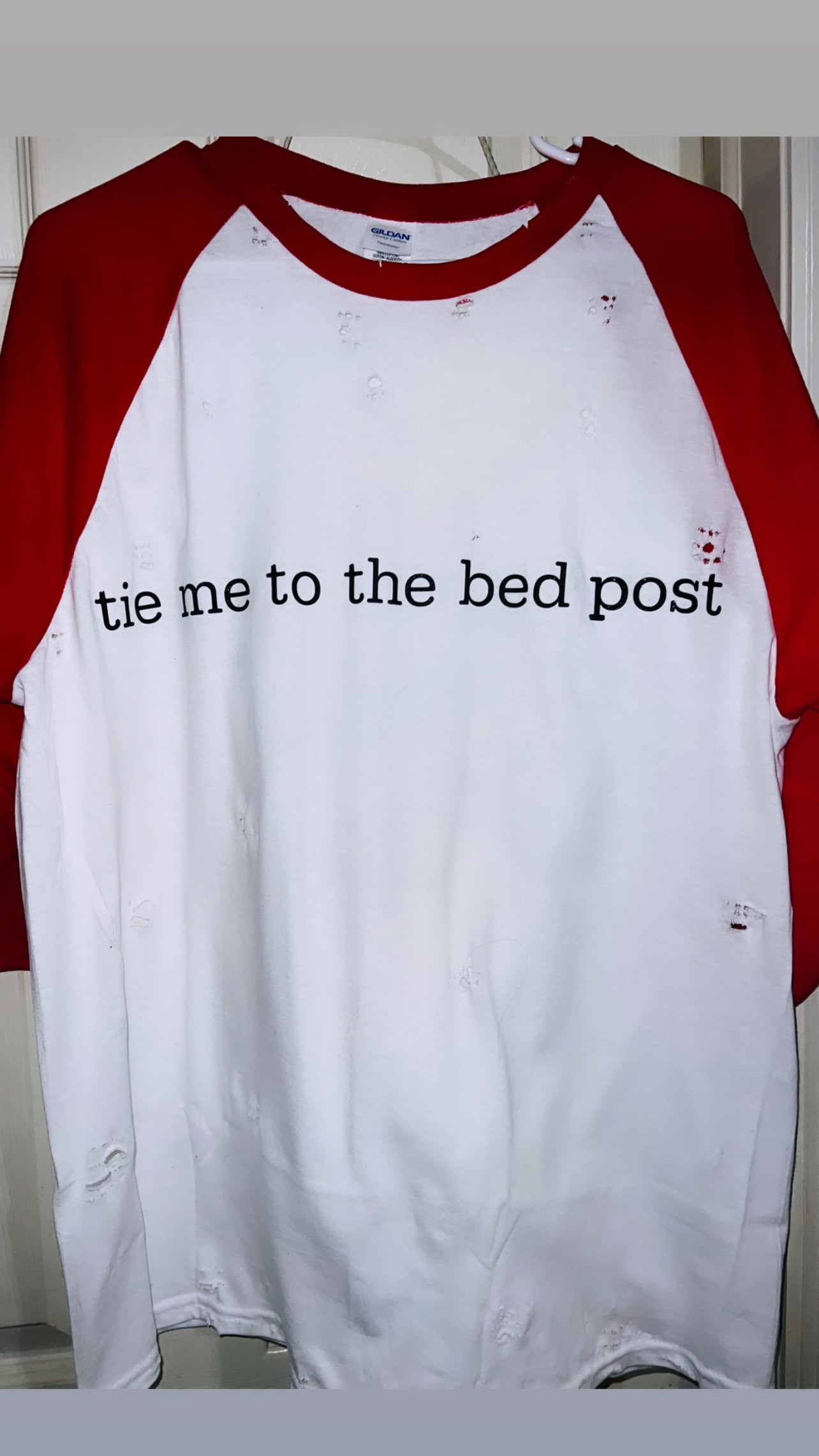 Eve 6 Raglan Distressed Long Sleeve