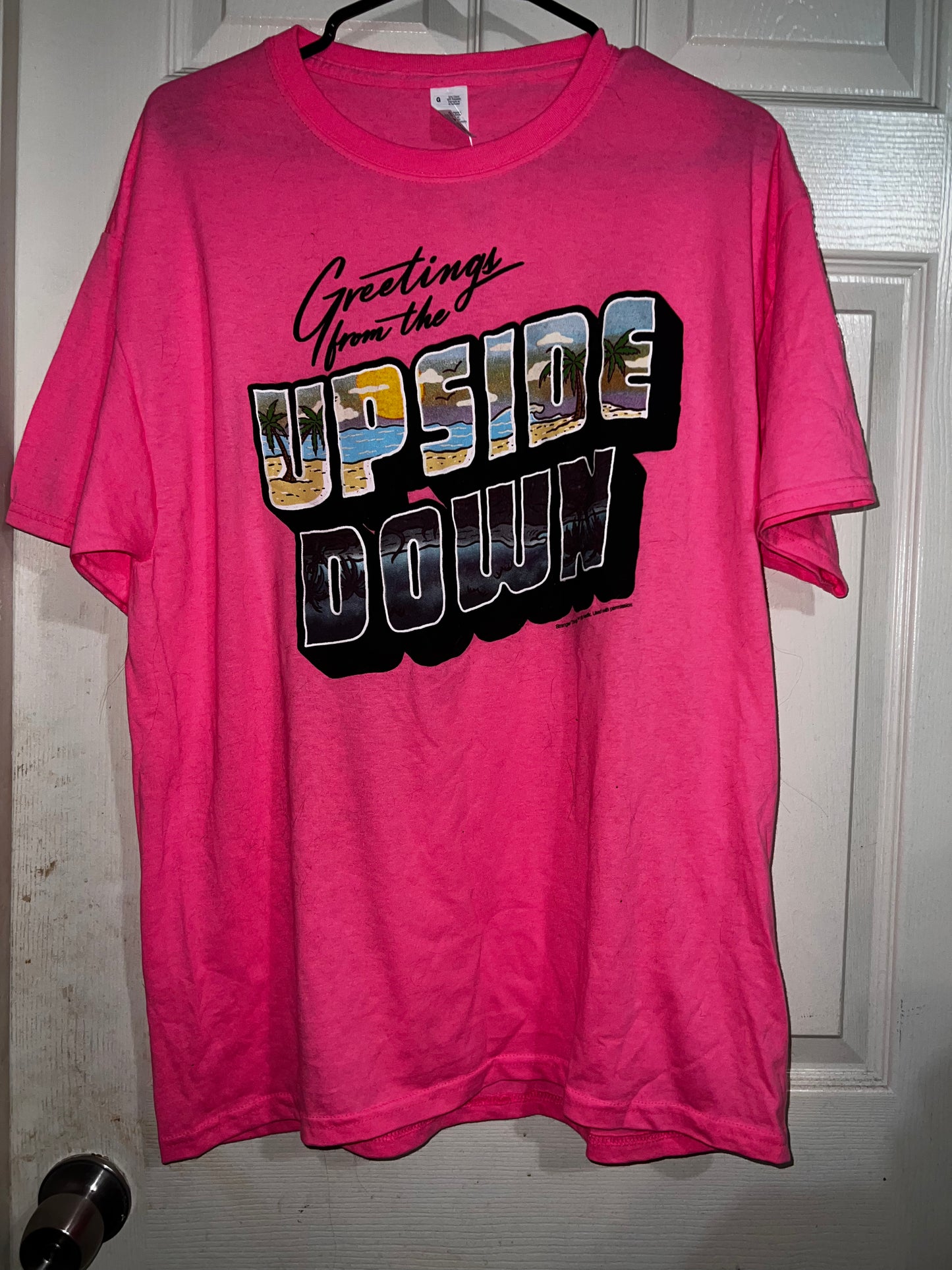 Stranger Things Oversized Distressed Tee