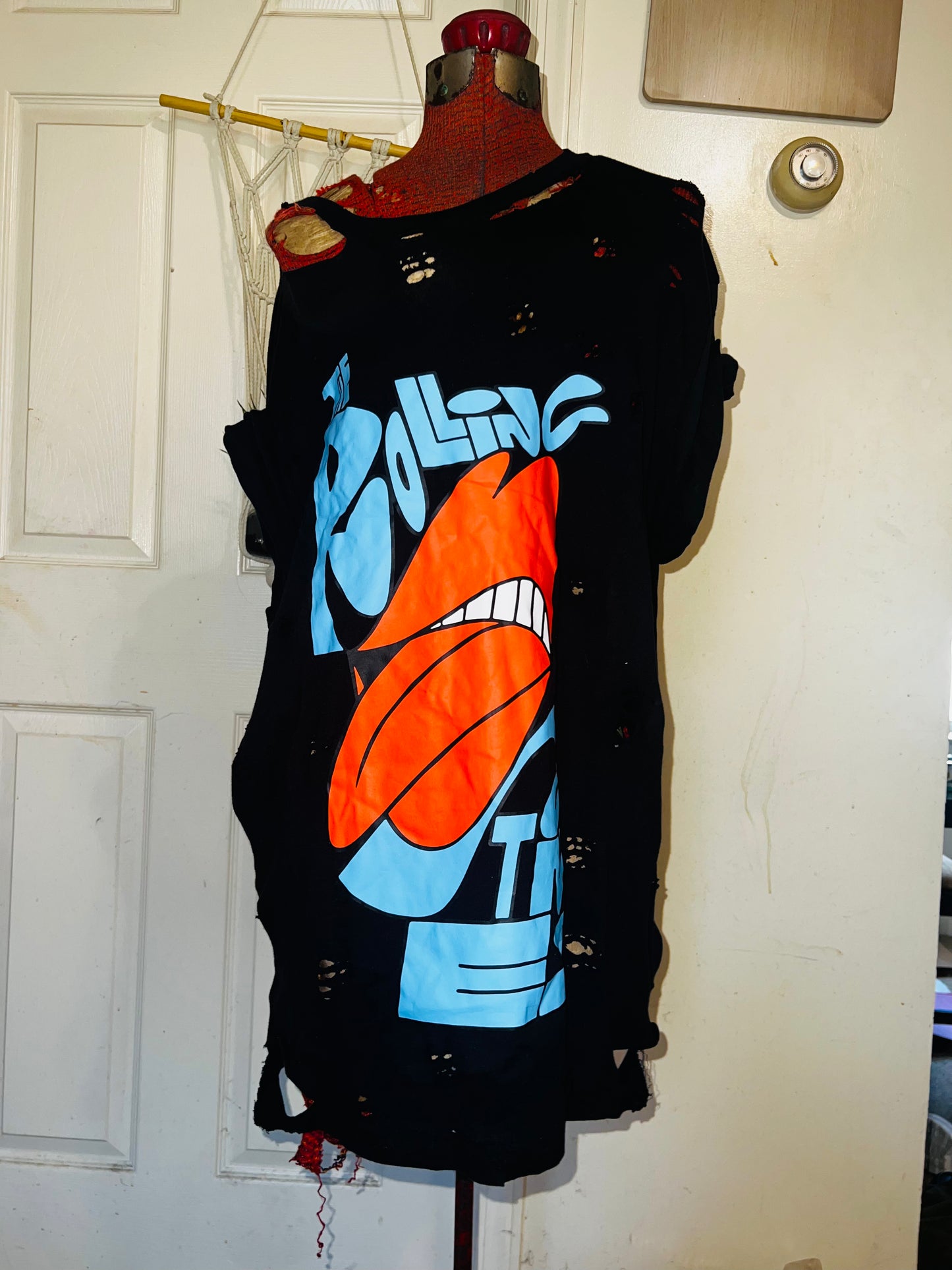 The Rolling Stones Oversized Distressed Tee