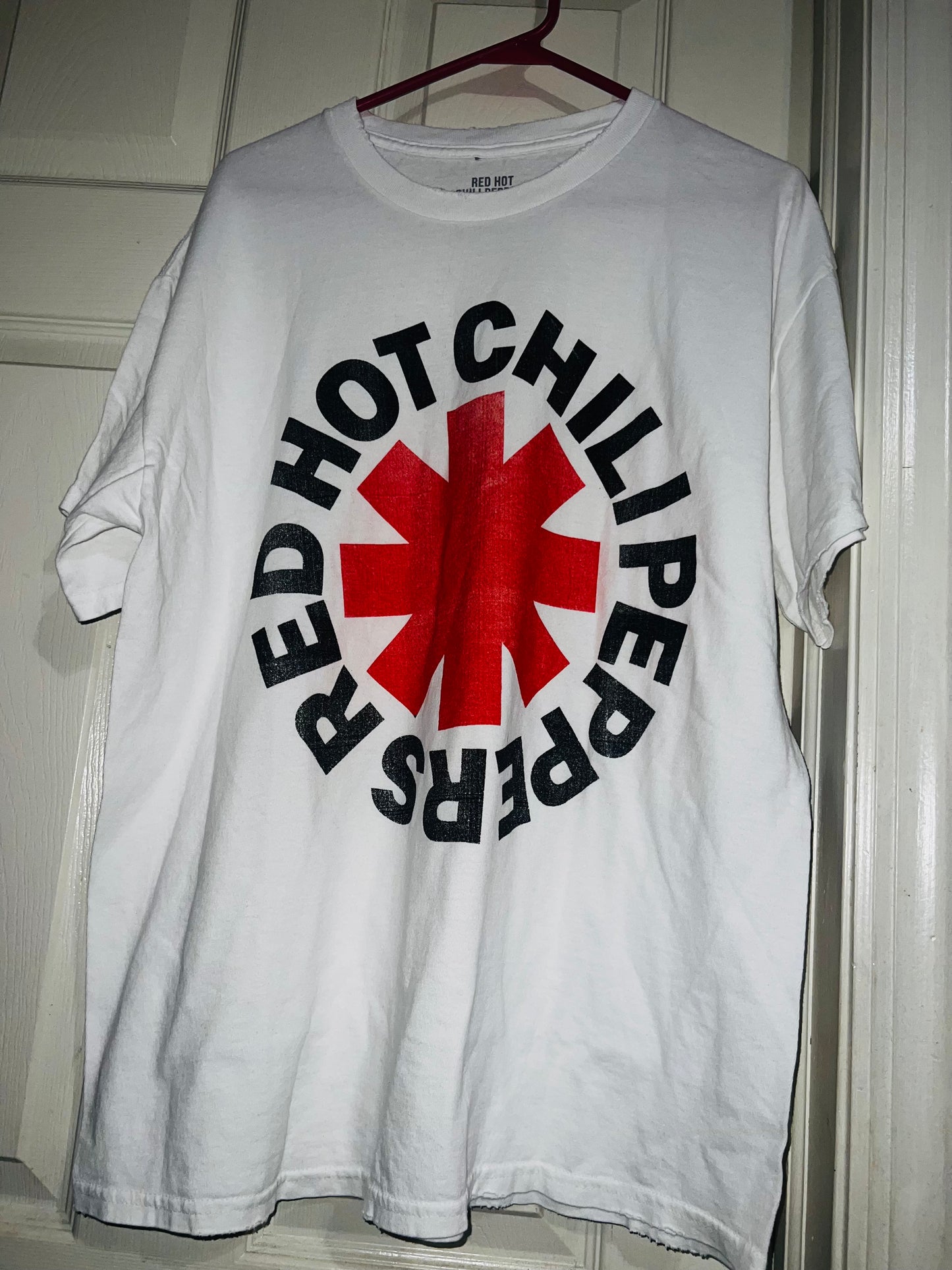 Red Hot Chili Peppers Oversized Distressed Tee