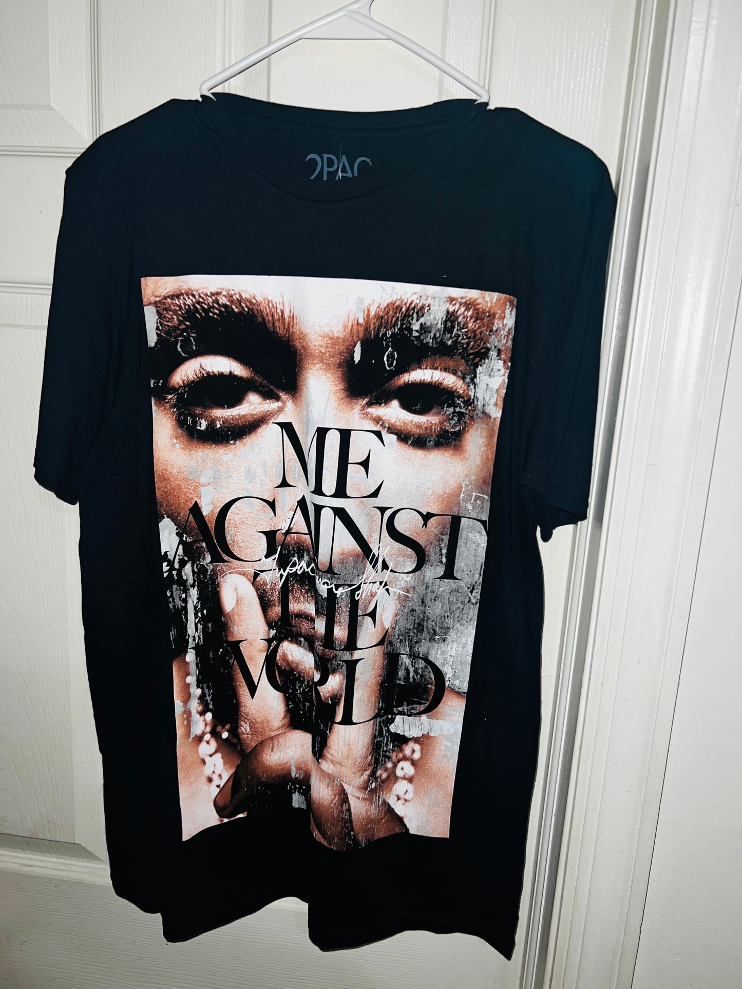 Tupac Oversized Distressed Tee