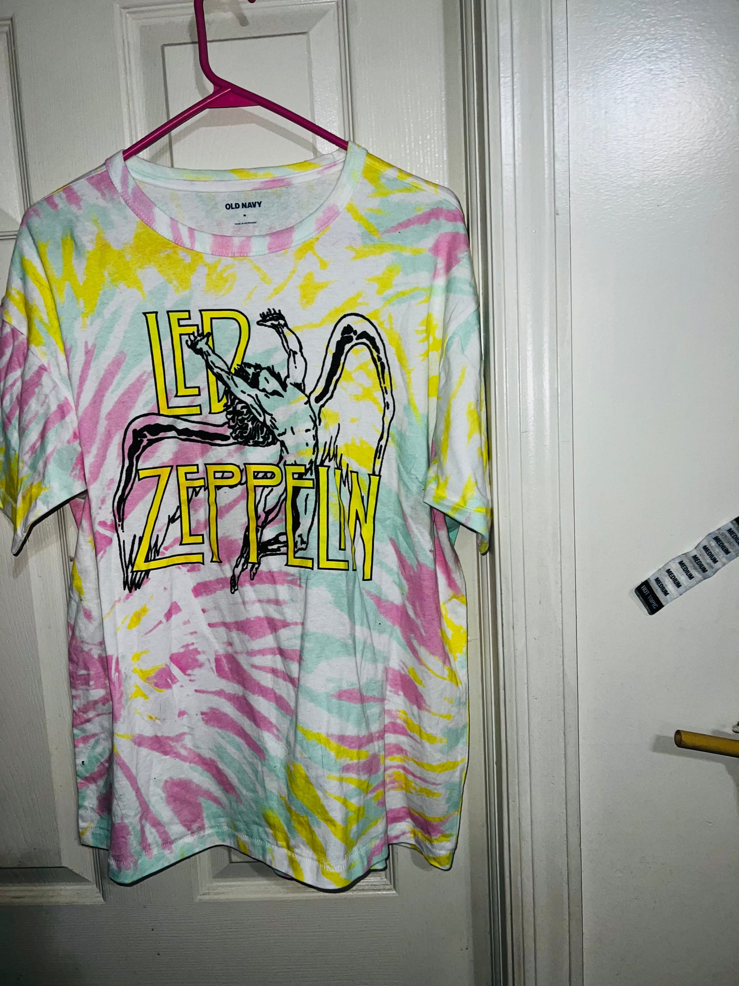 Led Zeppelin Tie Dye Distressed Tee