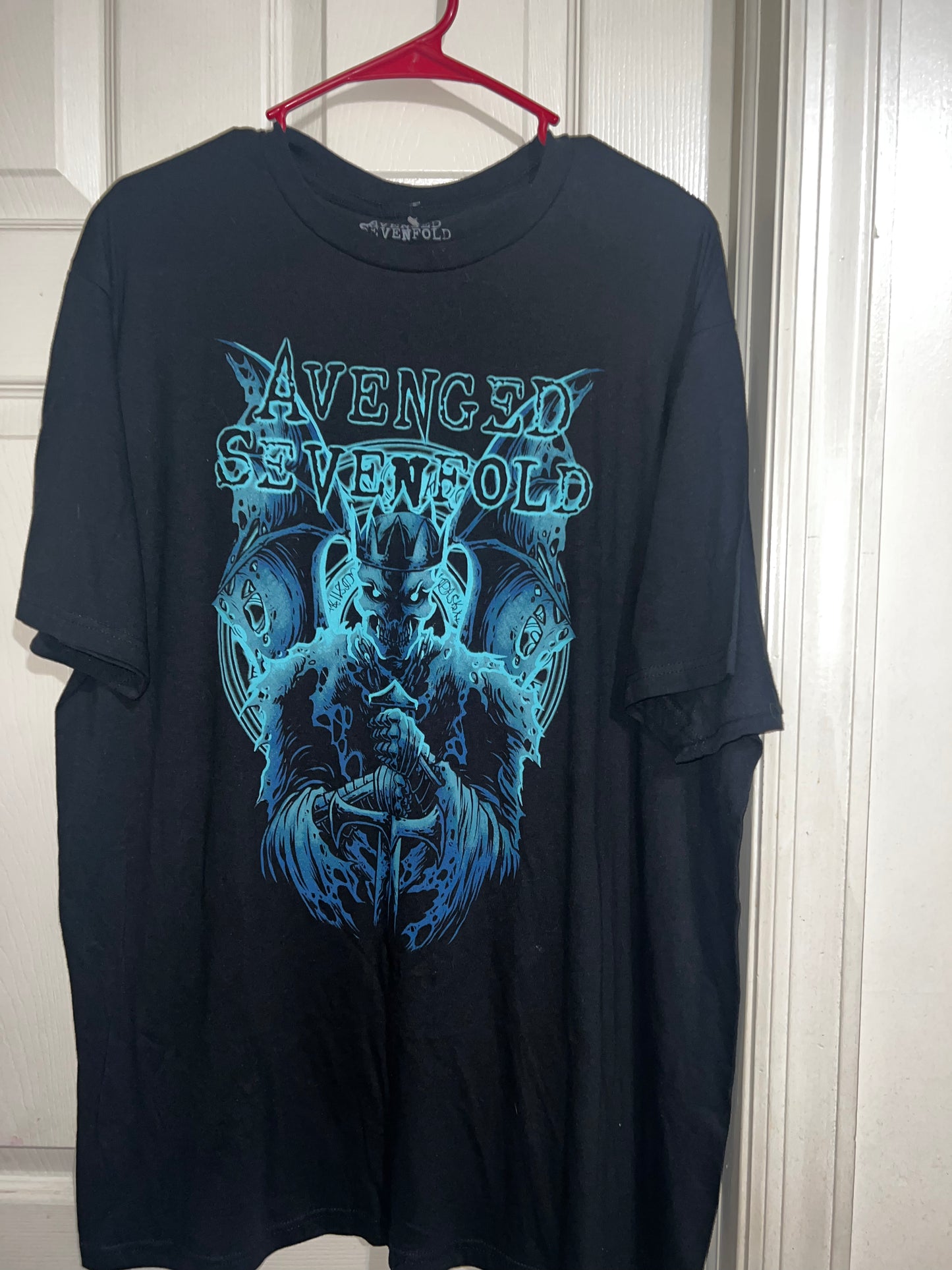 Avenged Sevenfold Oversized Distressed Tee