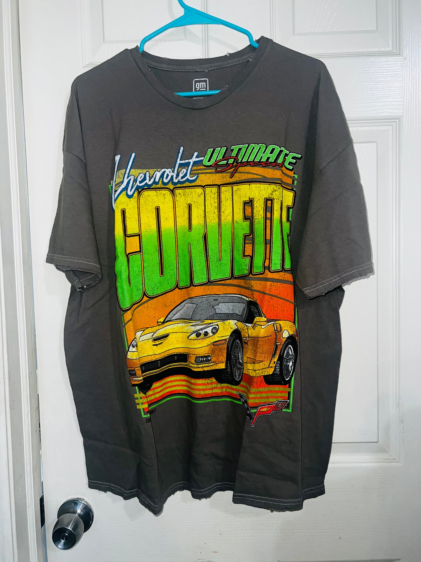 Chevrolet Corvette Oversized Distressed Tee