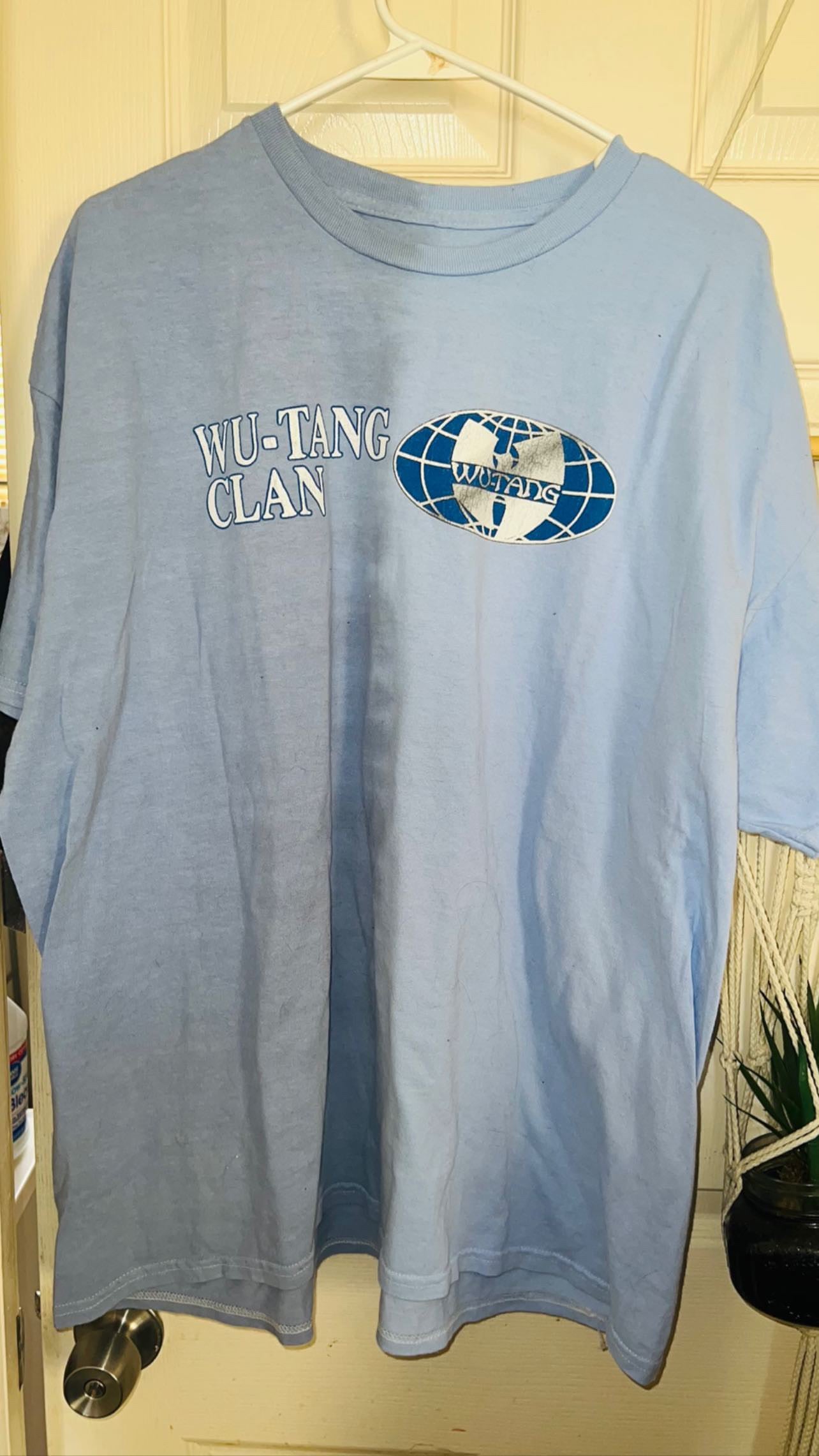 Wu-Tang Clan Tie Dyed Oversized Distressed Tee