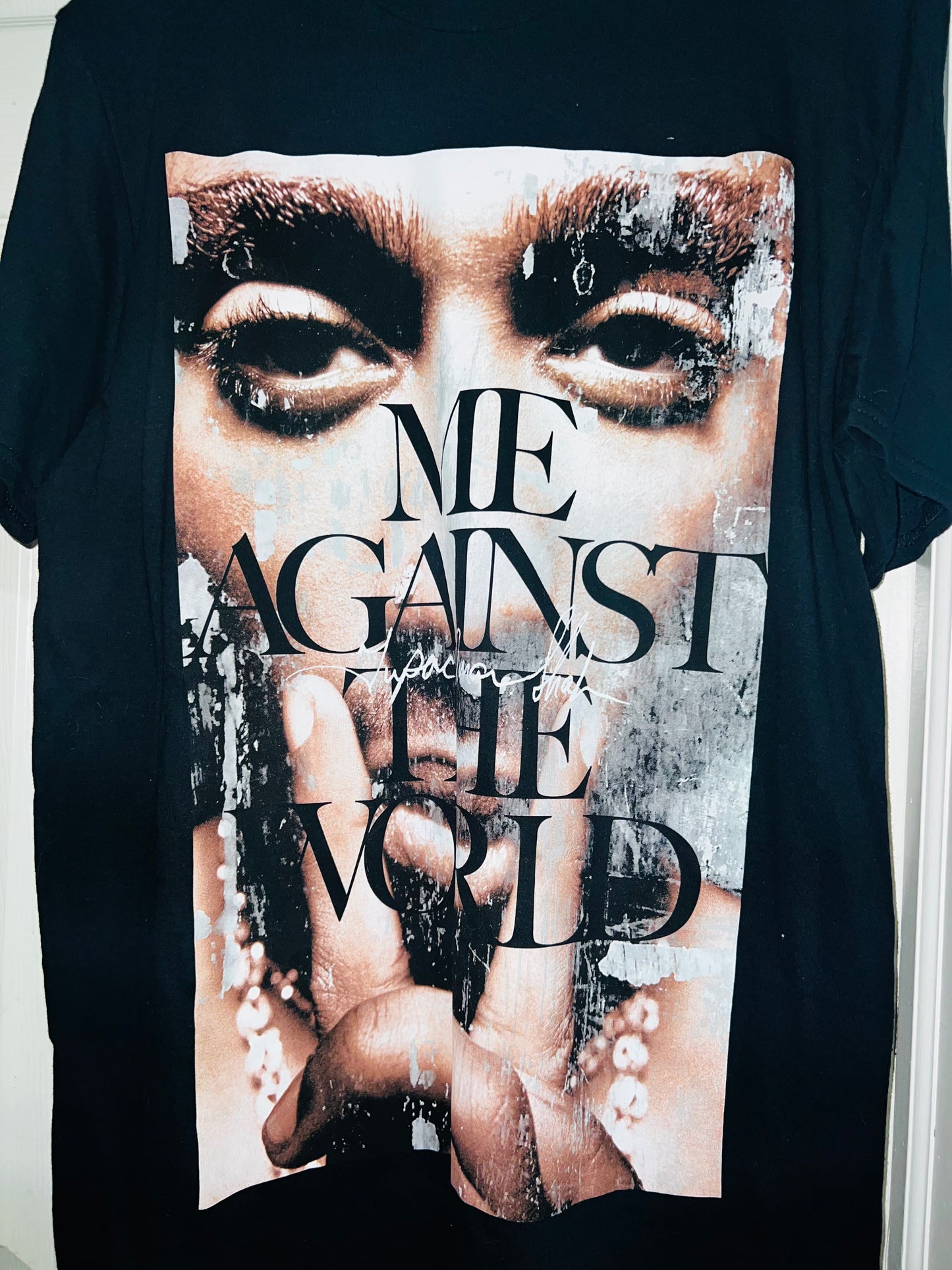 Tupac Oversized Distressed Tee